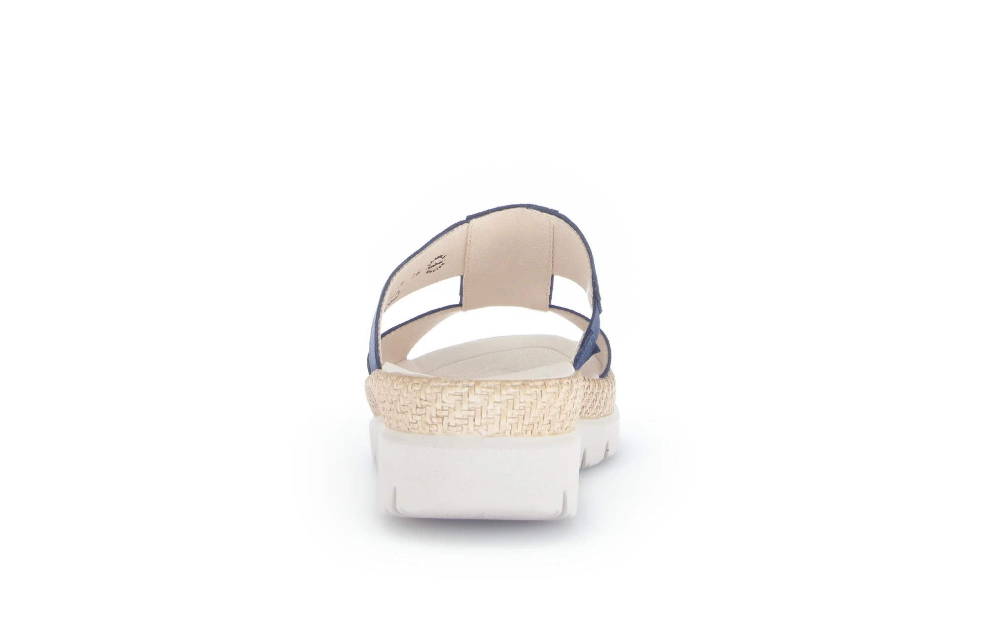 Mules bleues en Nubuck avec strass - Image 4