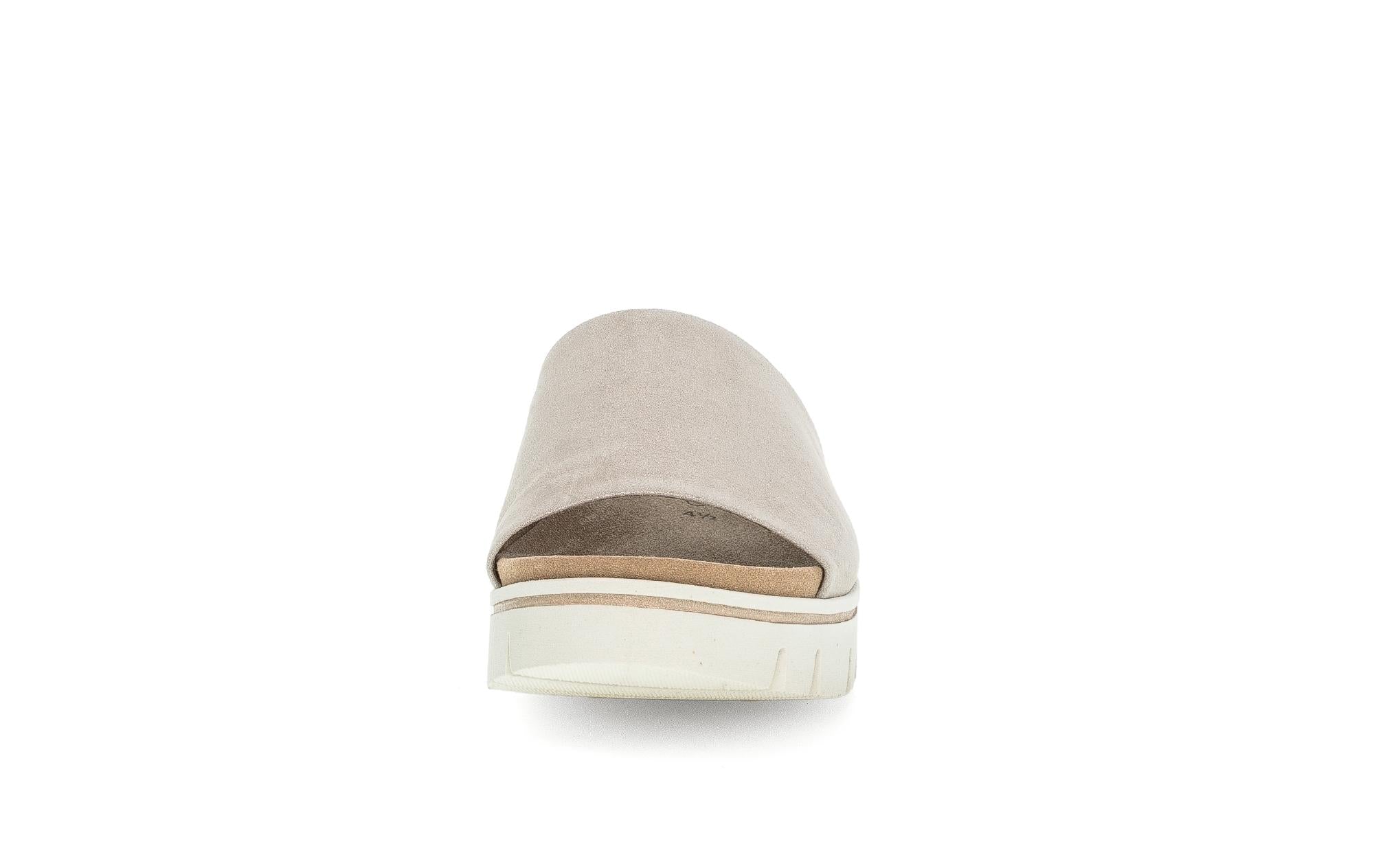 Mules dorées en cuir - Image 5