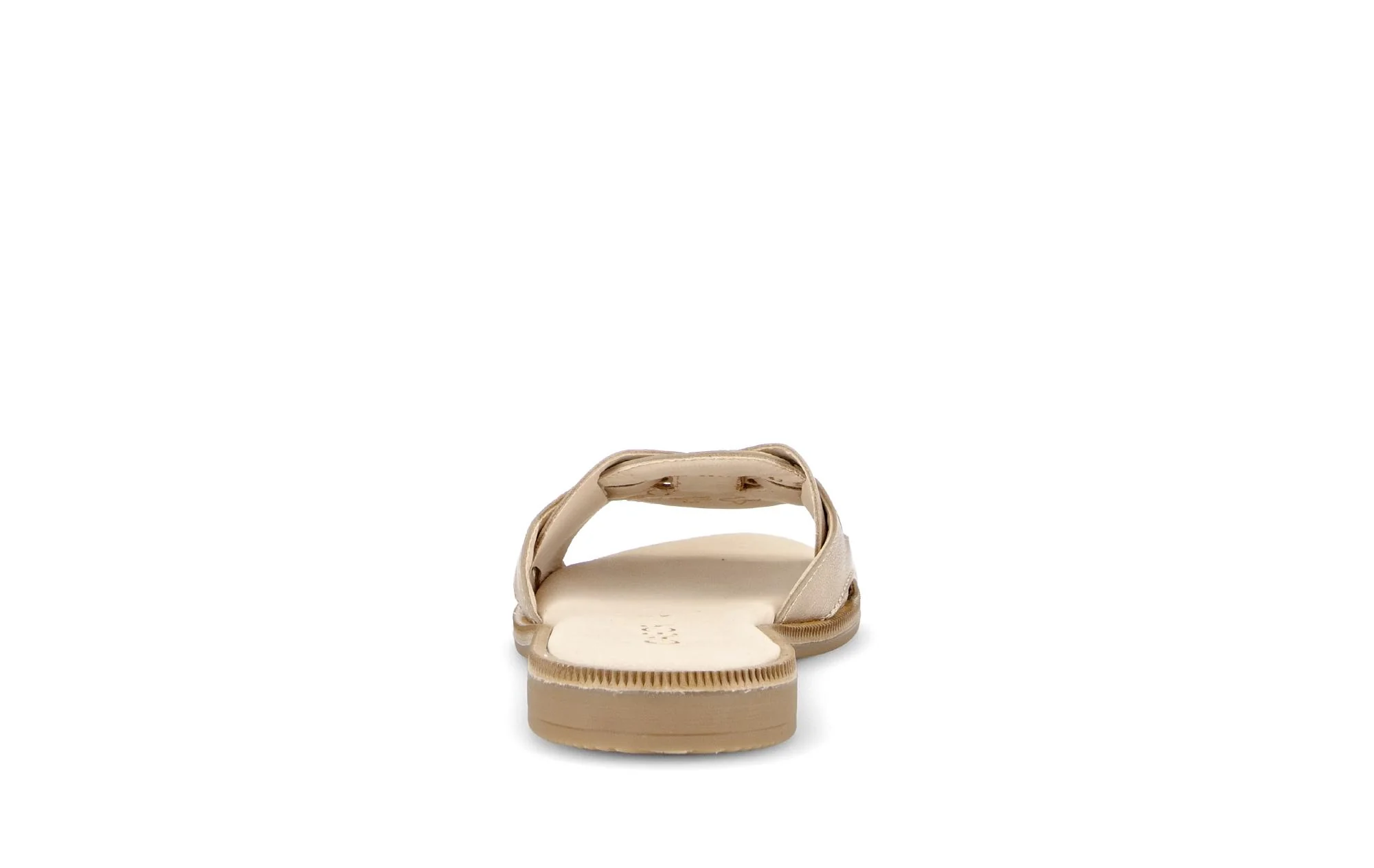 Mules dorées en cuir - Image 4