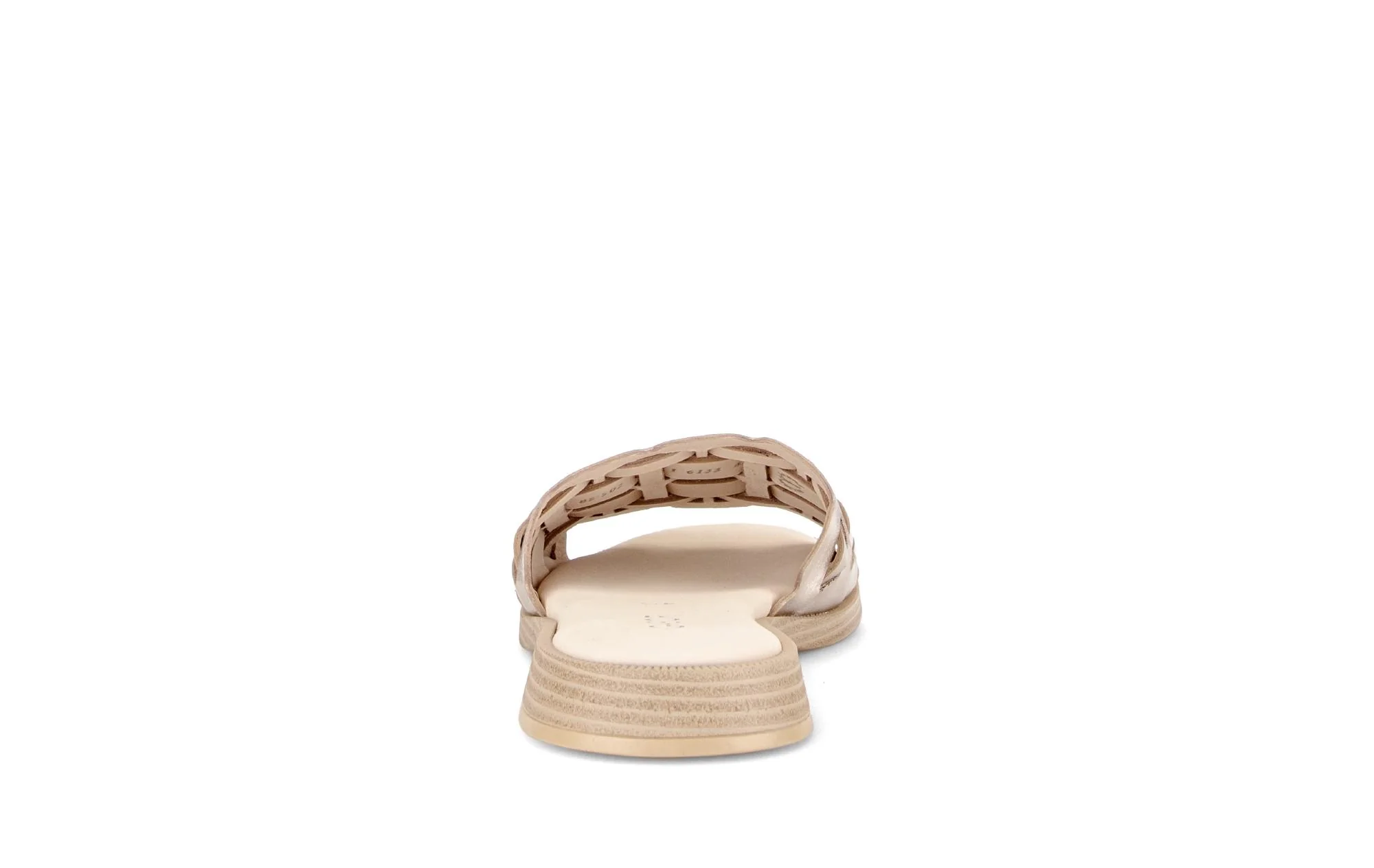 Mules dorées en cuir - Image 4
