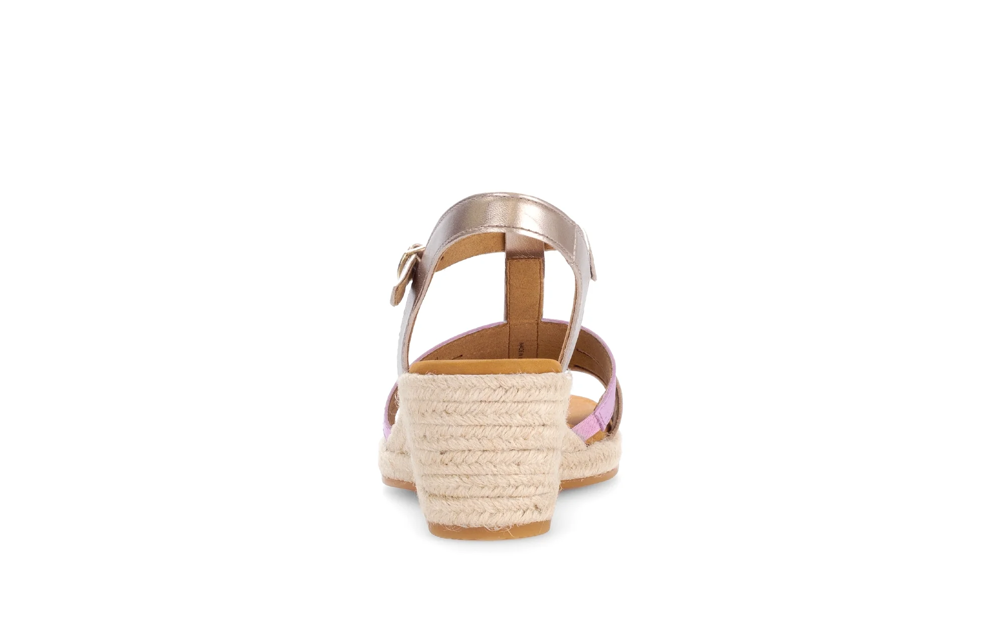 Mules dorées en cuir métallisé - Image 4