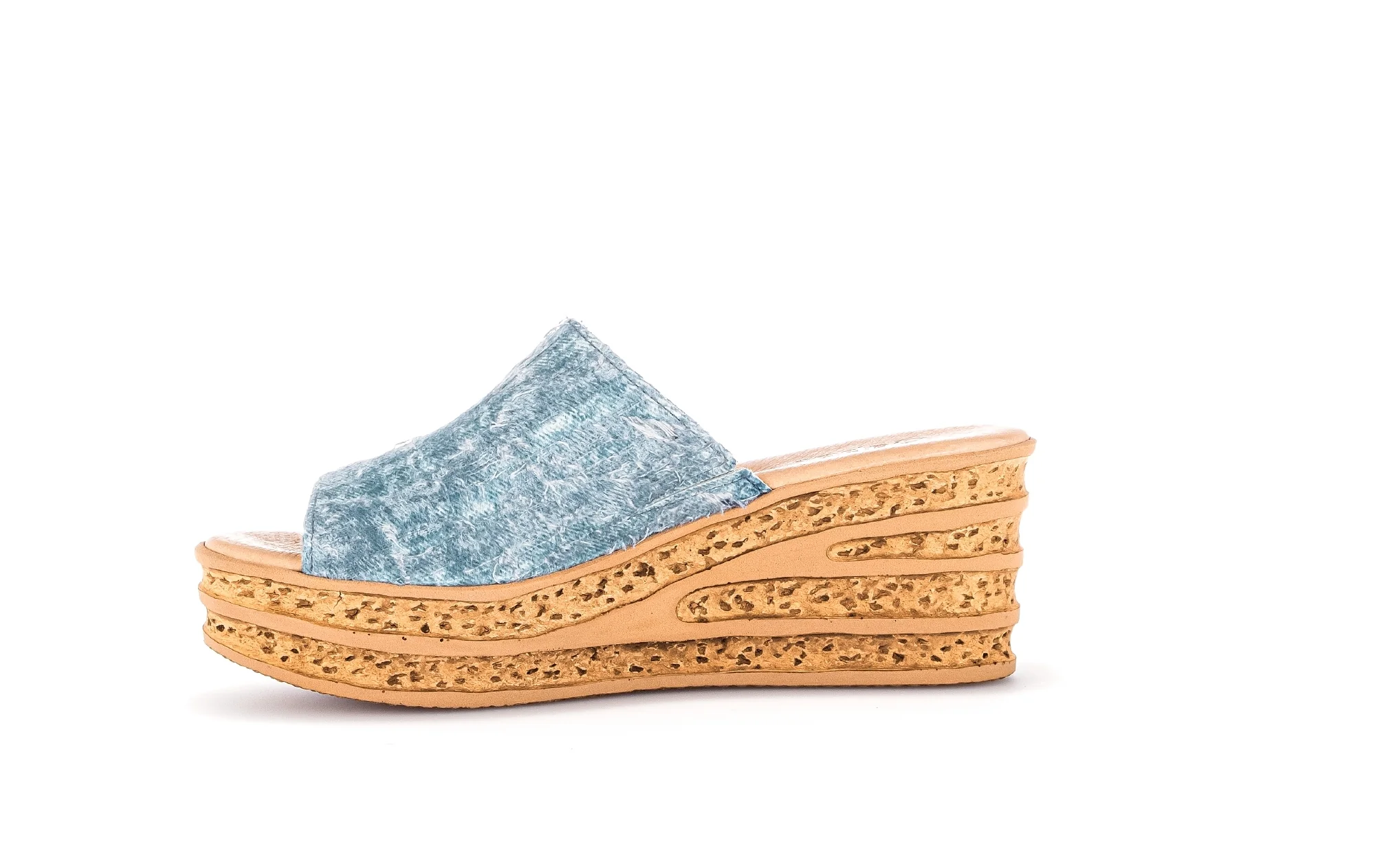 Mules jeans en suède - Image 2