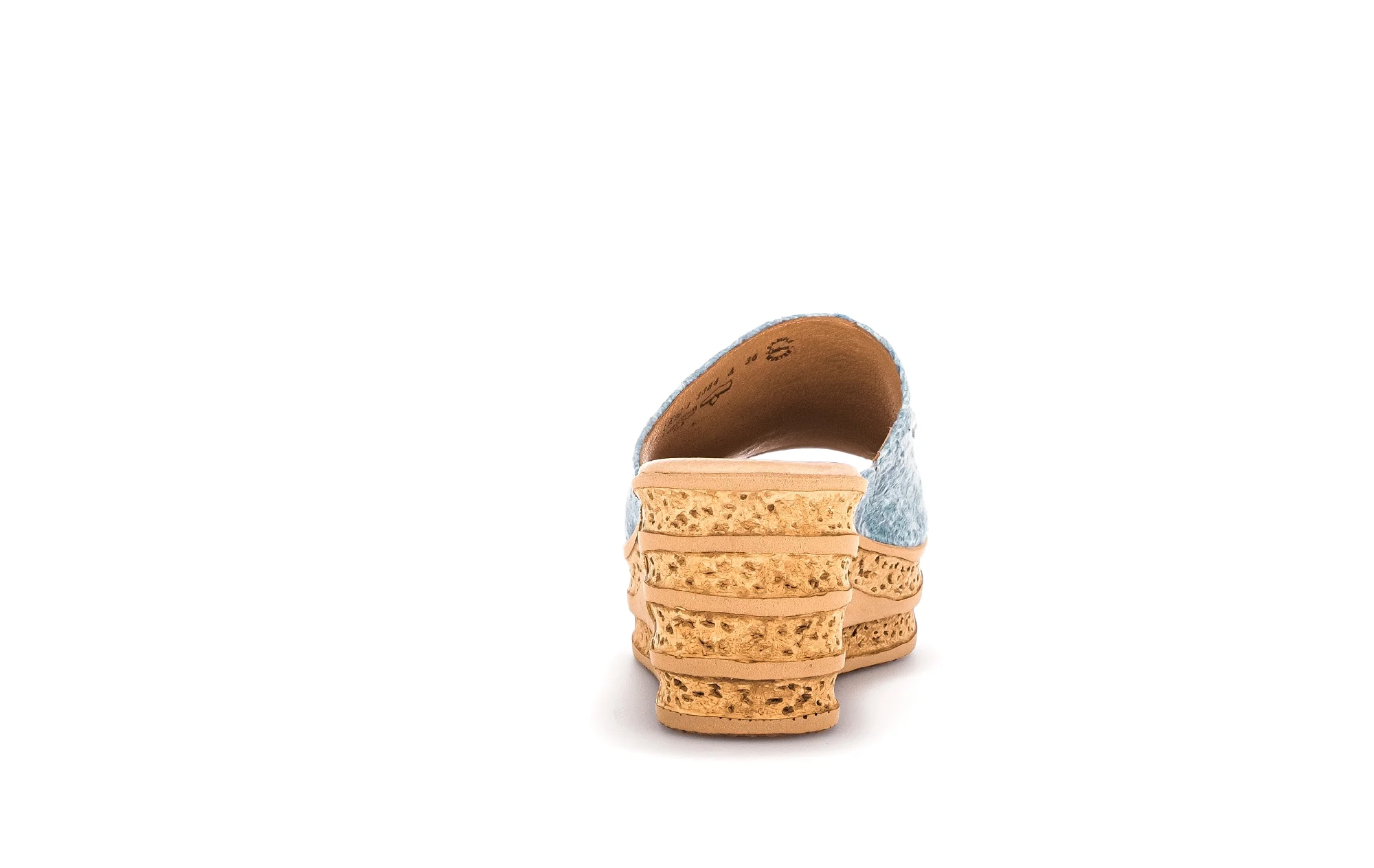 Mules jeans en suède - Image 4