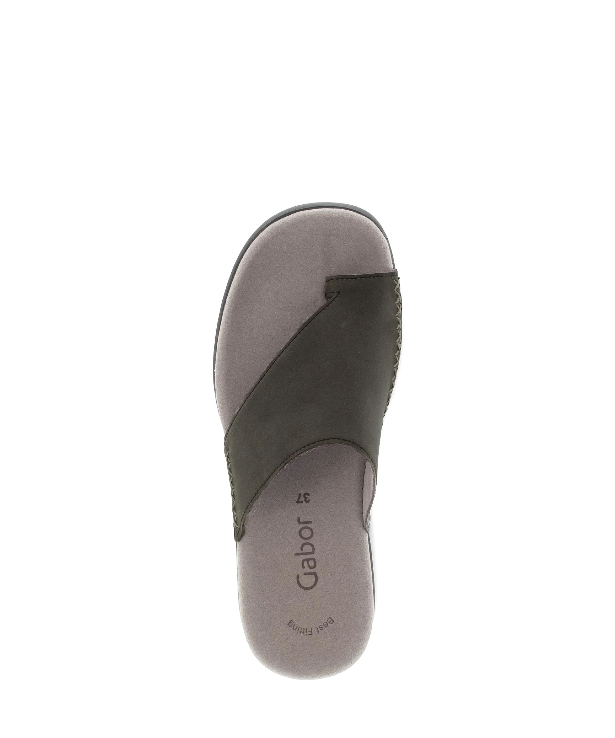 Mules marron en cuir - Image 3