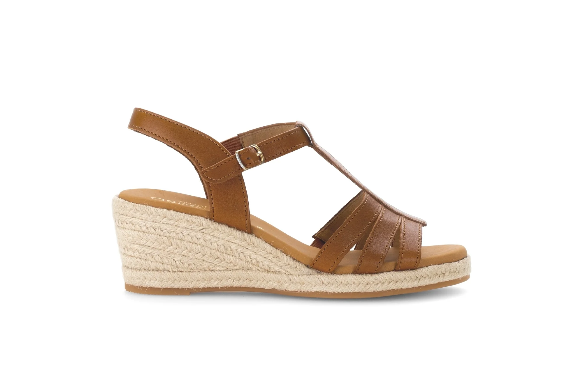Mules marron en cuir lisse