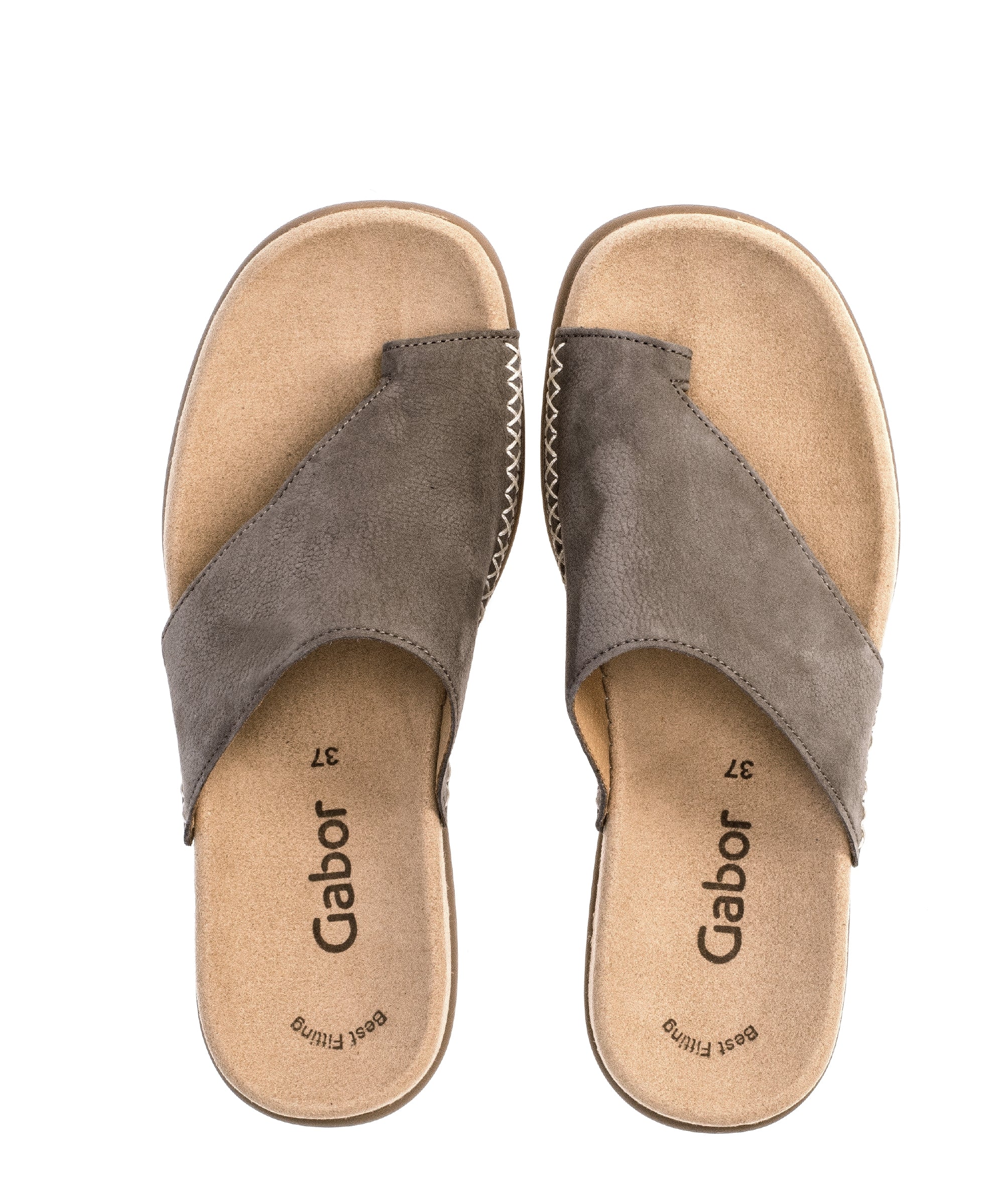 Mules marrons en cuir nubuk - Image 7