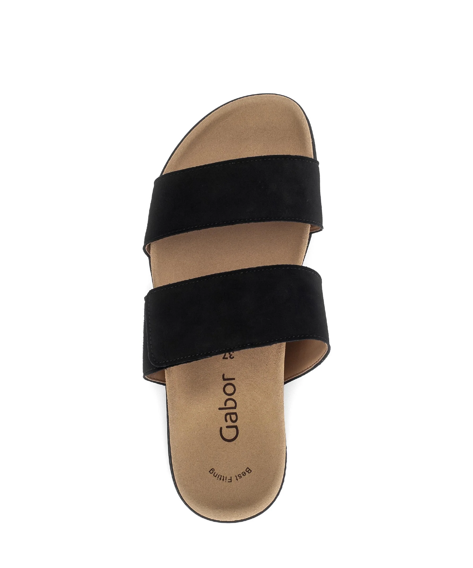 Mules noires en nubuck - Image 3