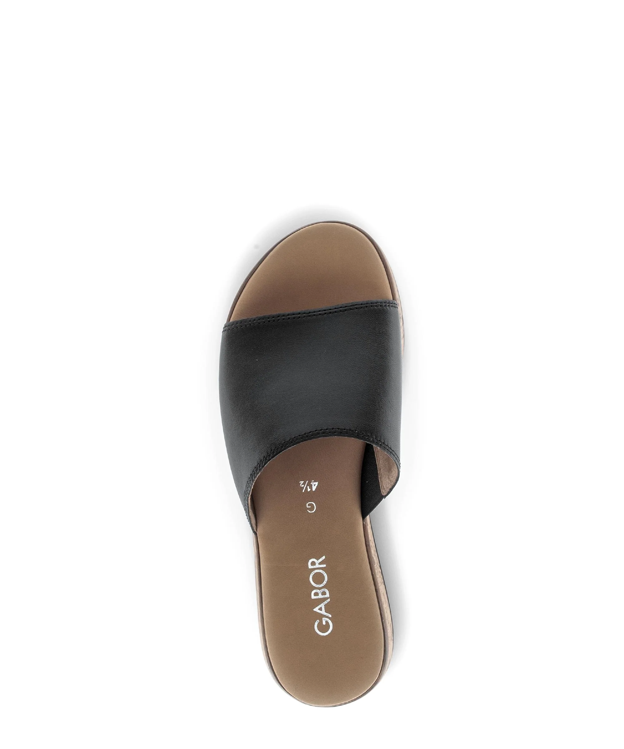 Mules noires en cuir - Image 3