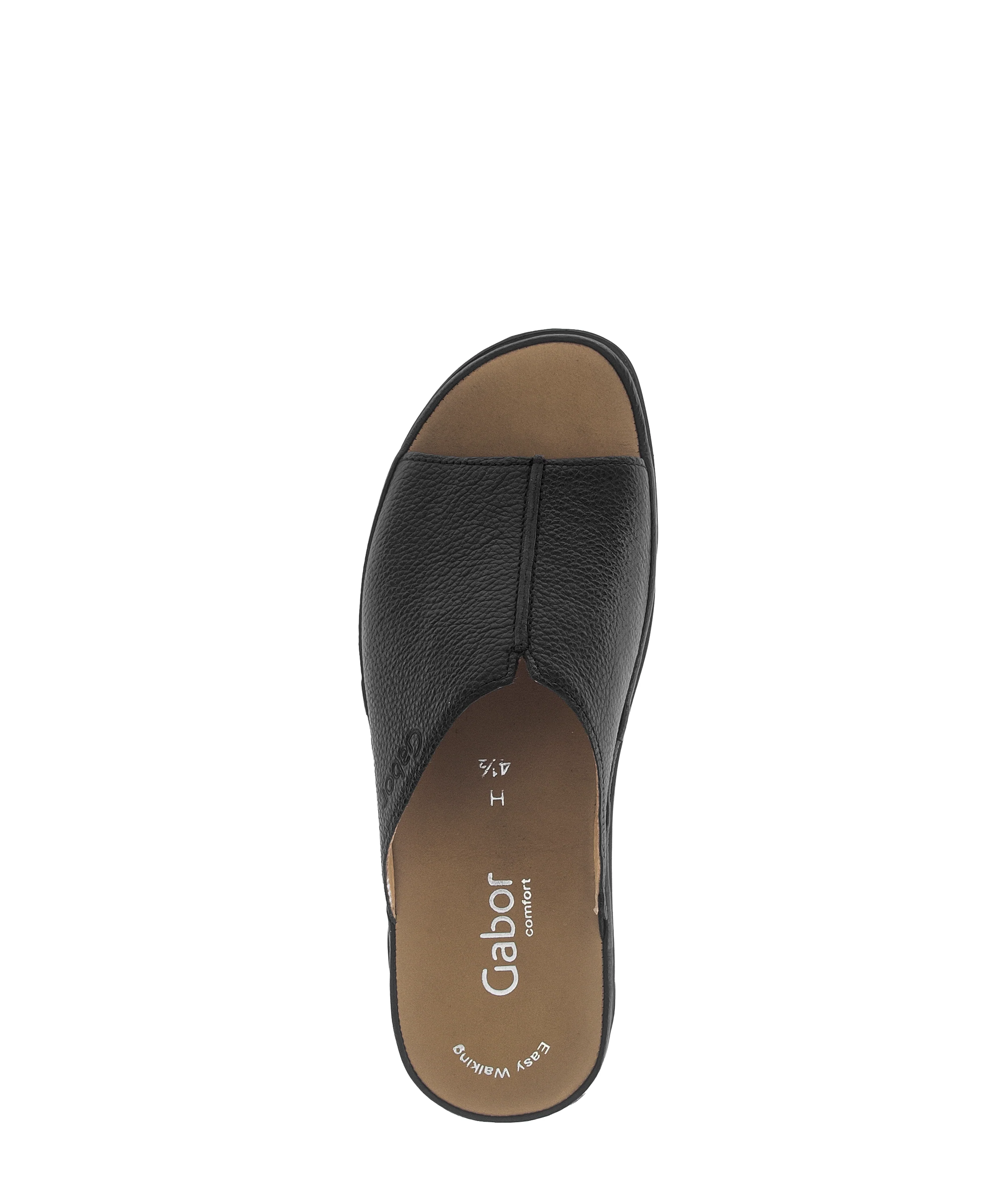Mules noires en cuir - Image 3