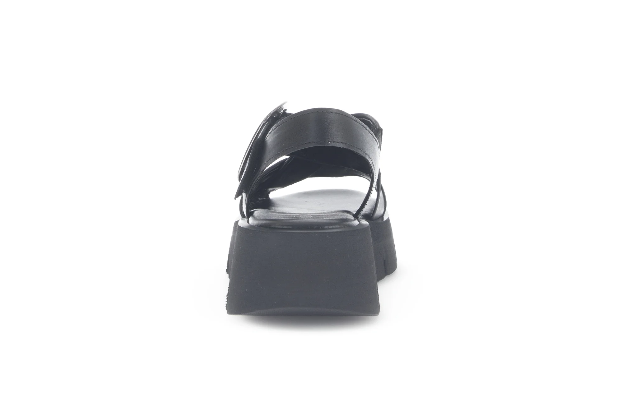 Mules noires en cuir lisse - Image 4
