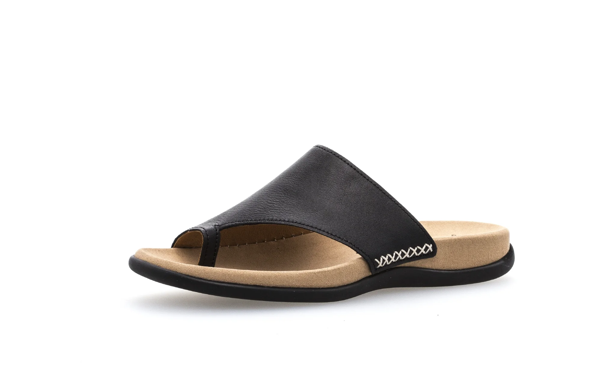 Mules noirs en cuir - Image 3