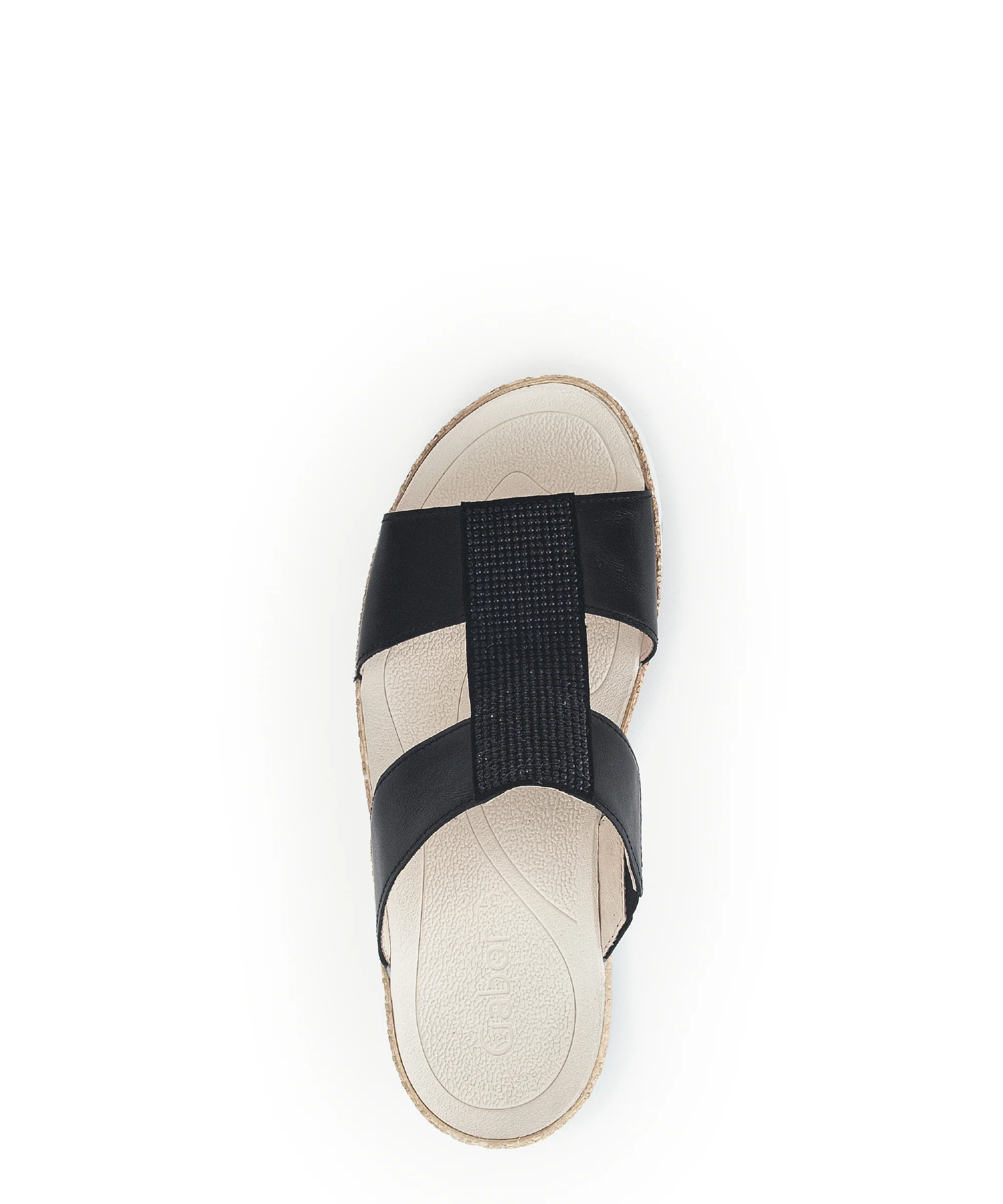 Mules noirs en cuir combinés - Image 5