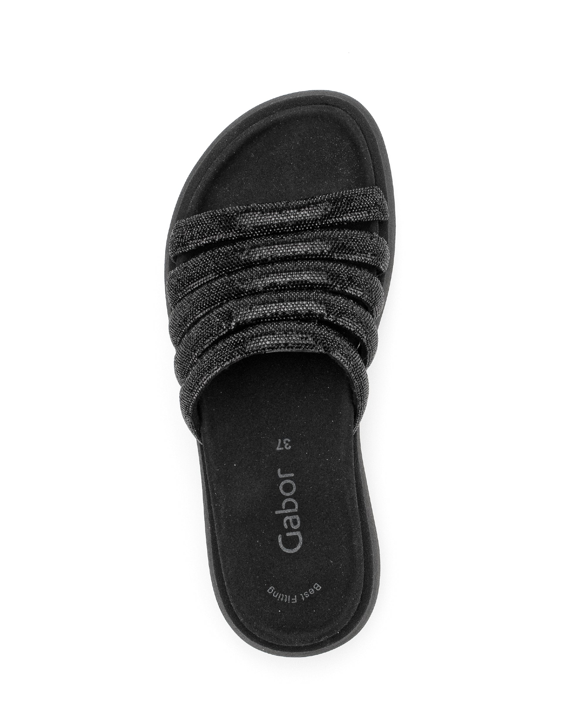 Mules noirs en textile - Image 5