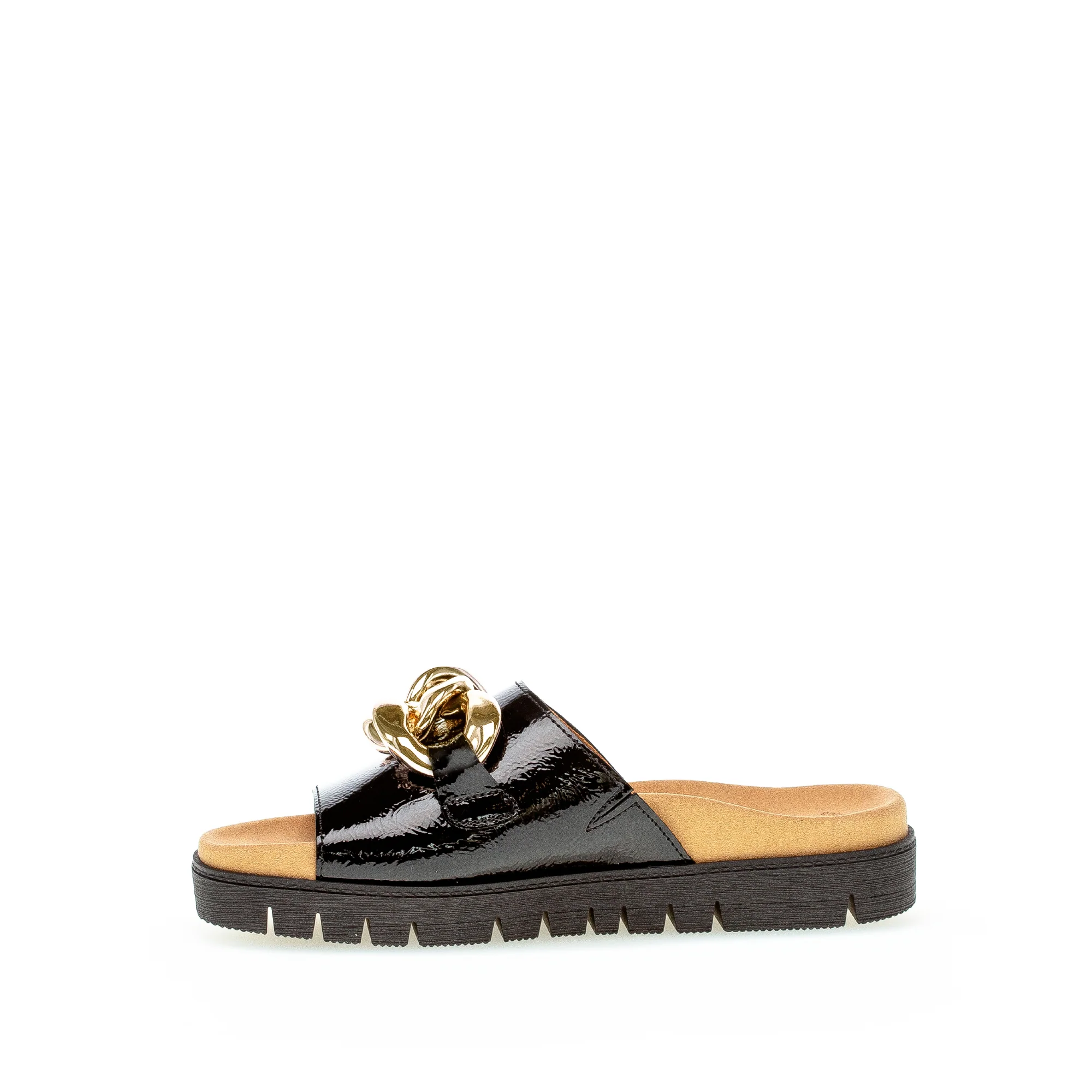 Mules noirs en vernis - Image 2