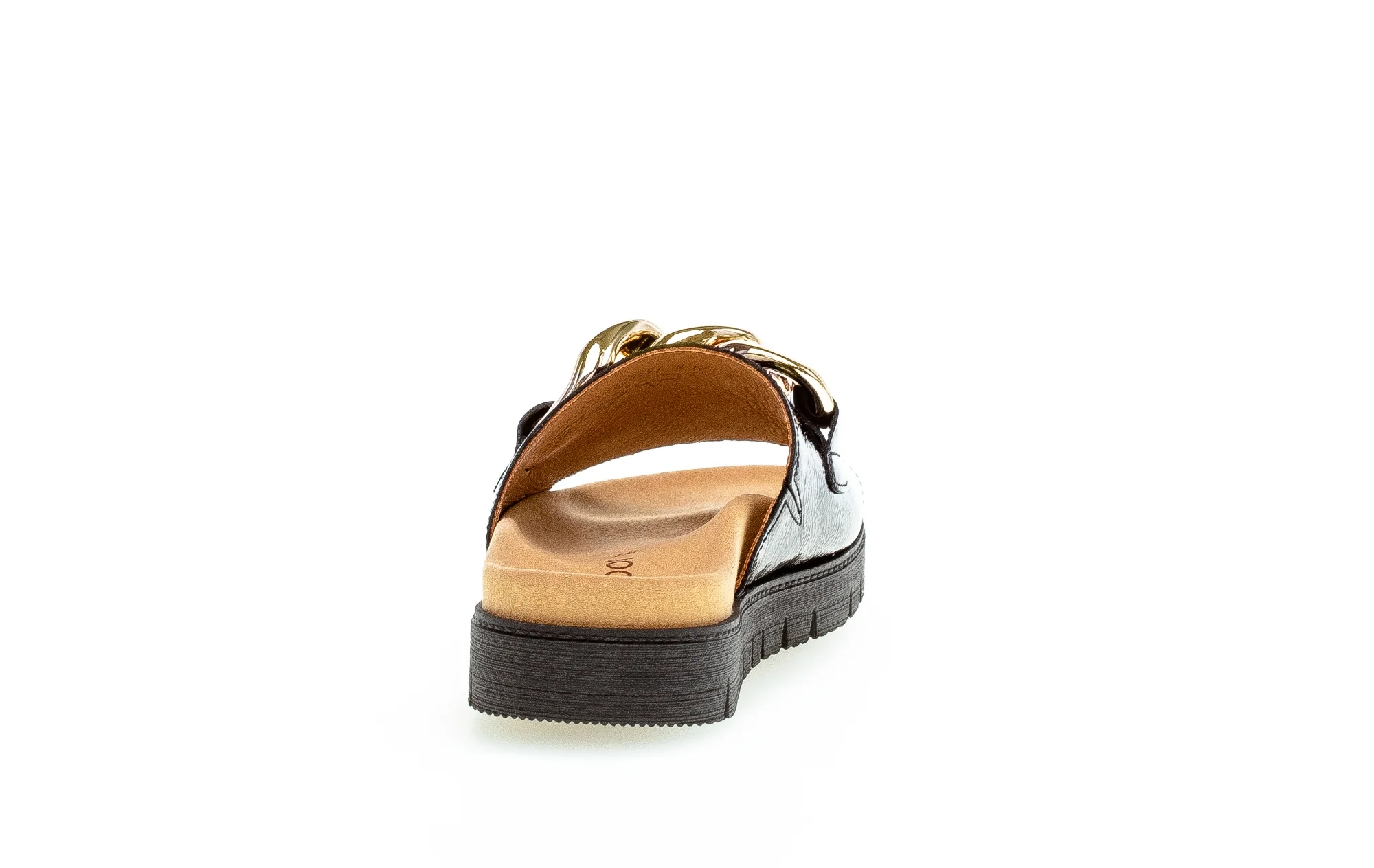 Mules noirs en vernis - Image 6