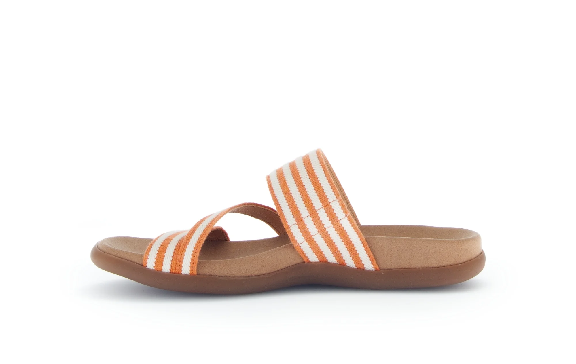 Mules oranges en bande élastique - Image 2