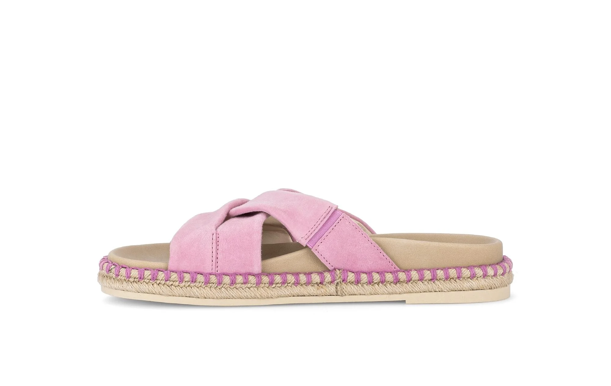 Mules roses en cuir - Image 2