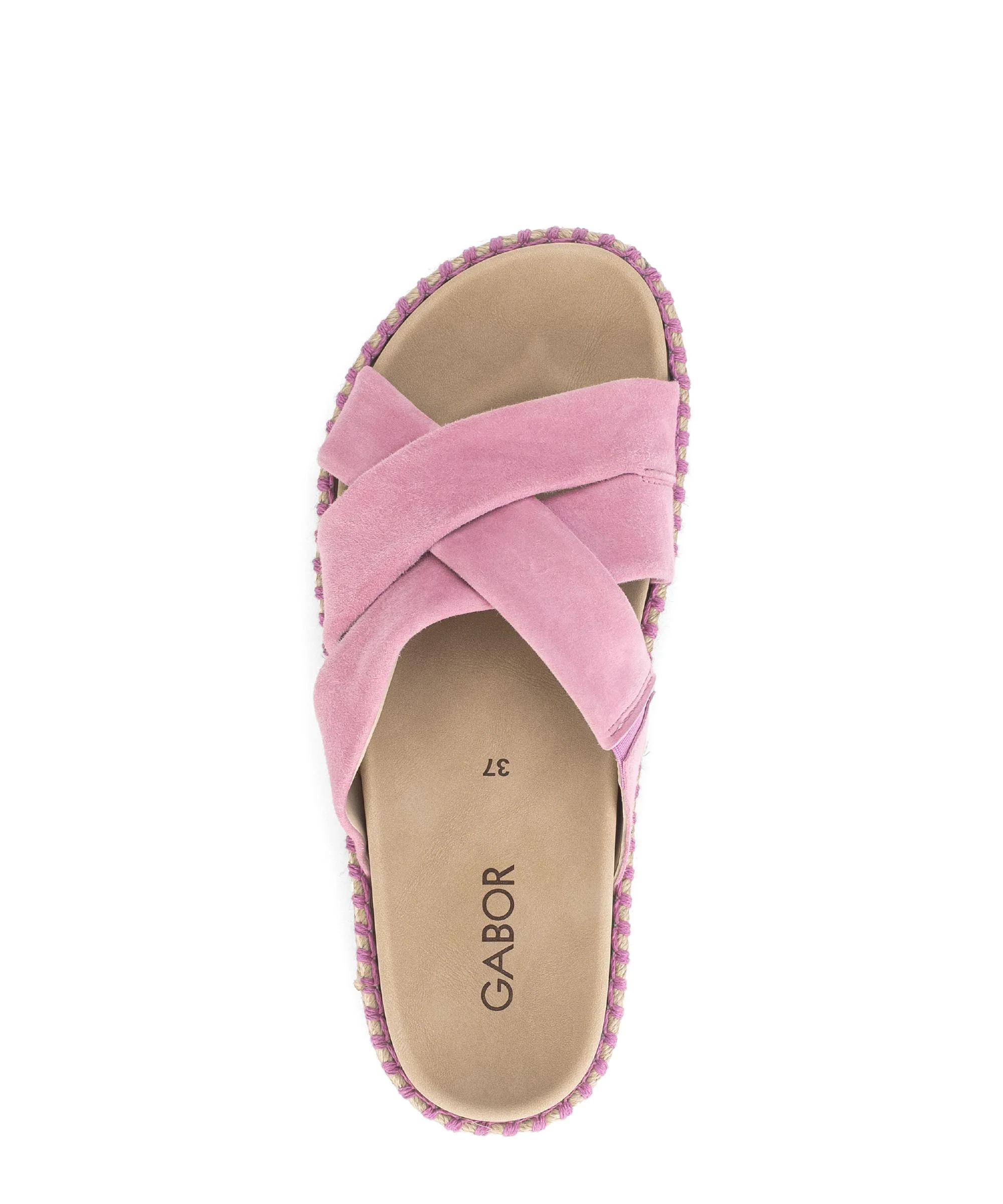 Mules roses en cuir - Image 3