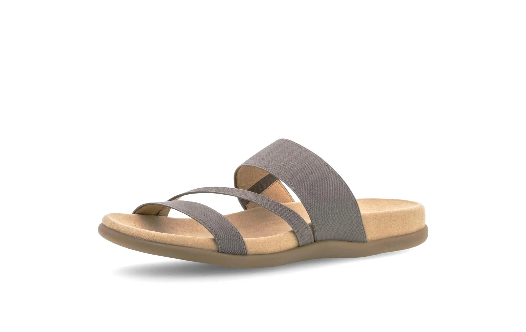 Mules taupe en textile - Image 6