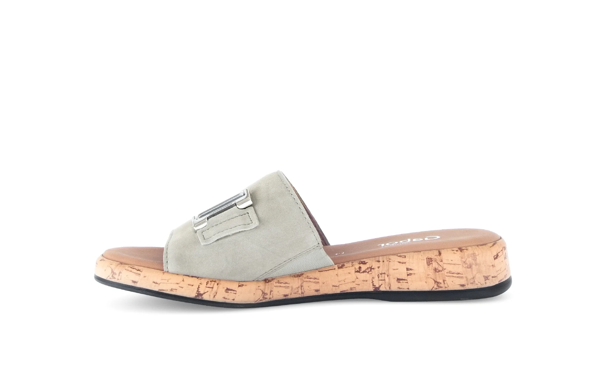 Mules vertes en cuir - Image 2