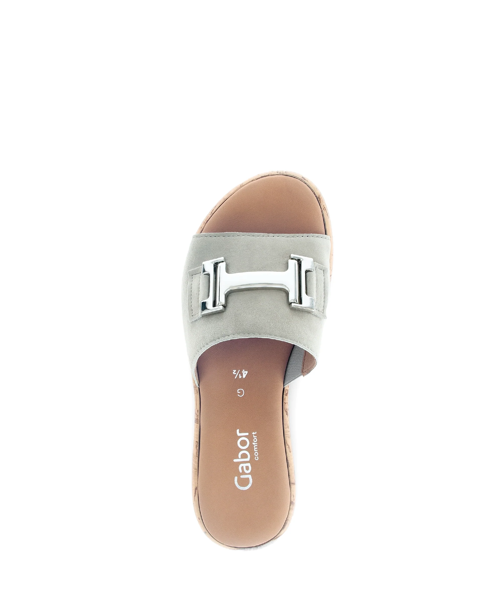 Mules vertes en cuir - Image 3