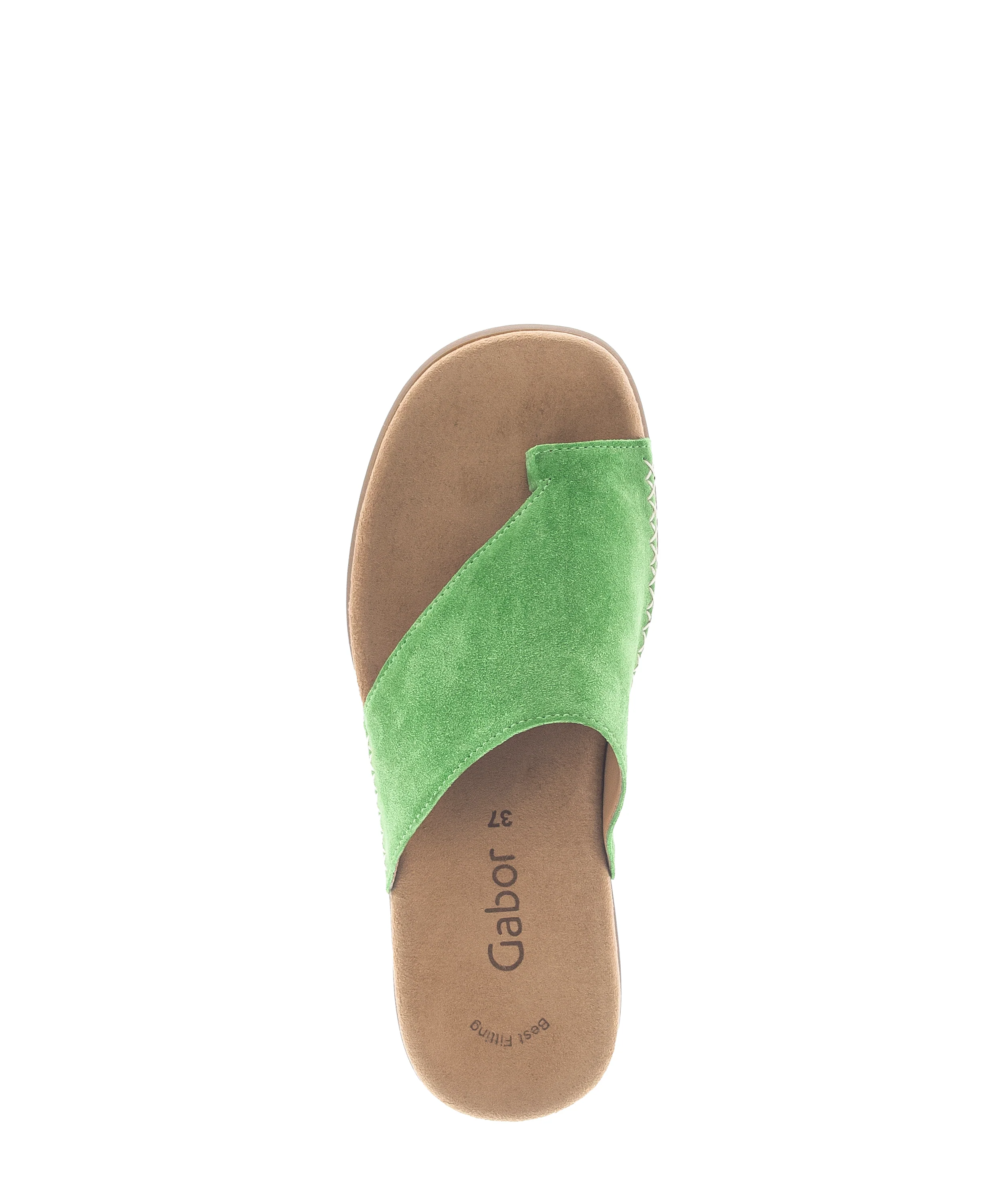 Mules vertes en cuir - Image 3