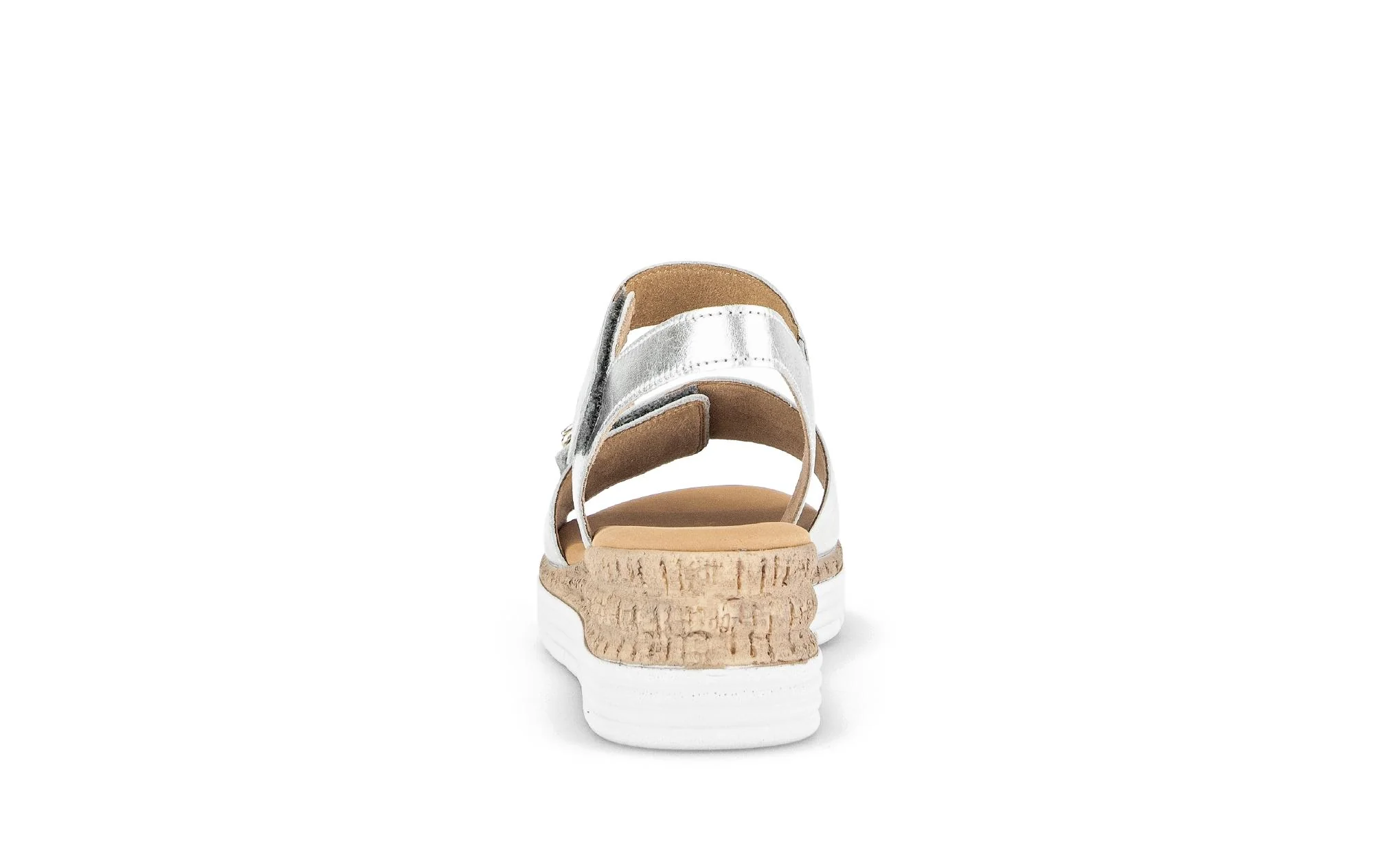 Sandales argent en cuir - Image 4