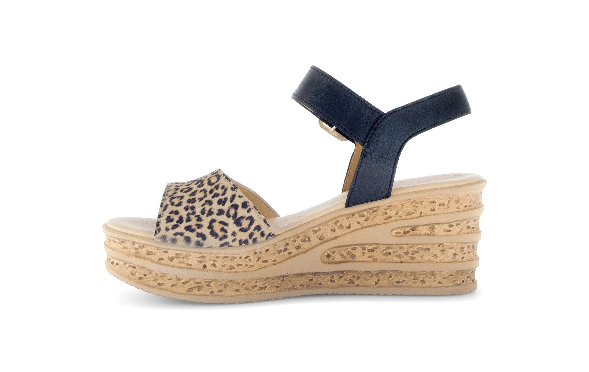 Sandales beiges en cuir - Image 2