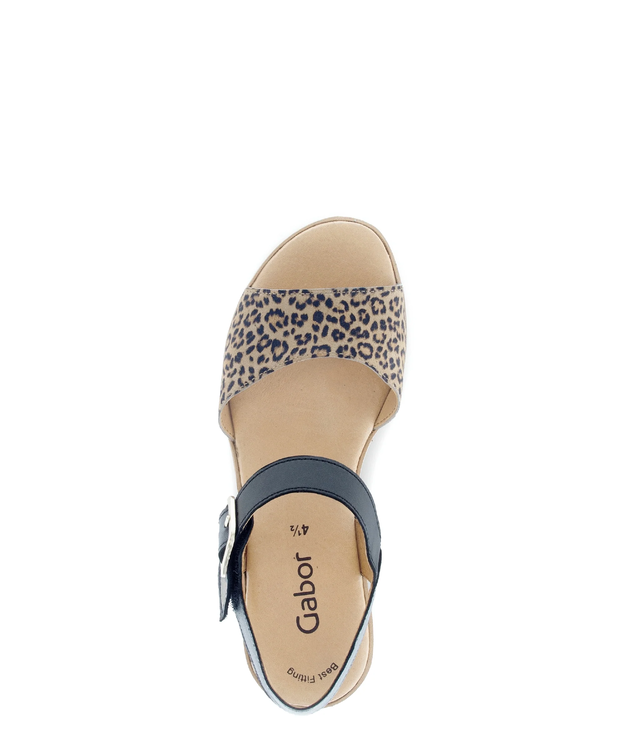 Sandales beiges en cuir - Image 3