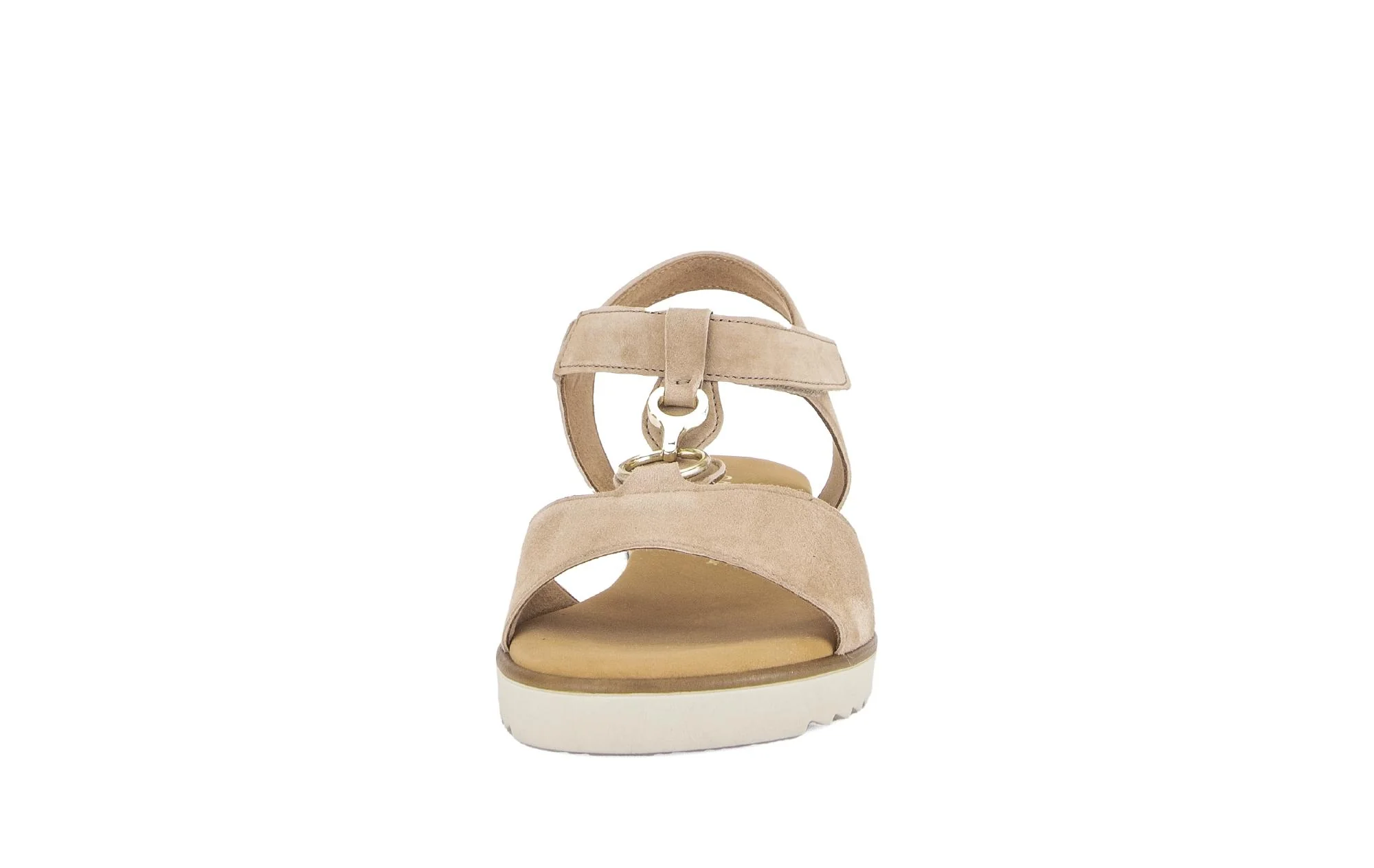 Sandales beiges en cuir - Image 5