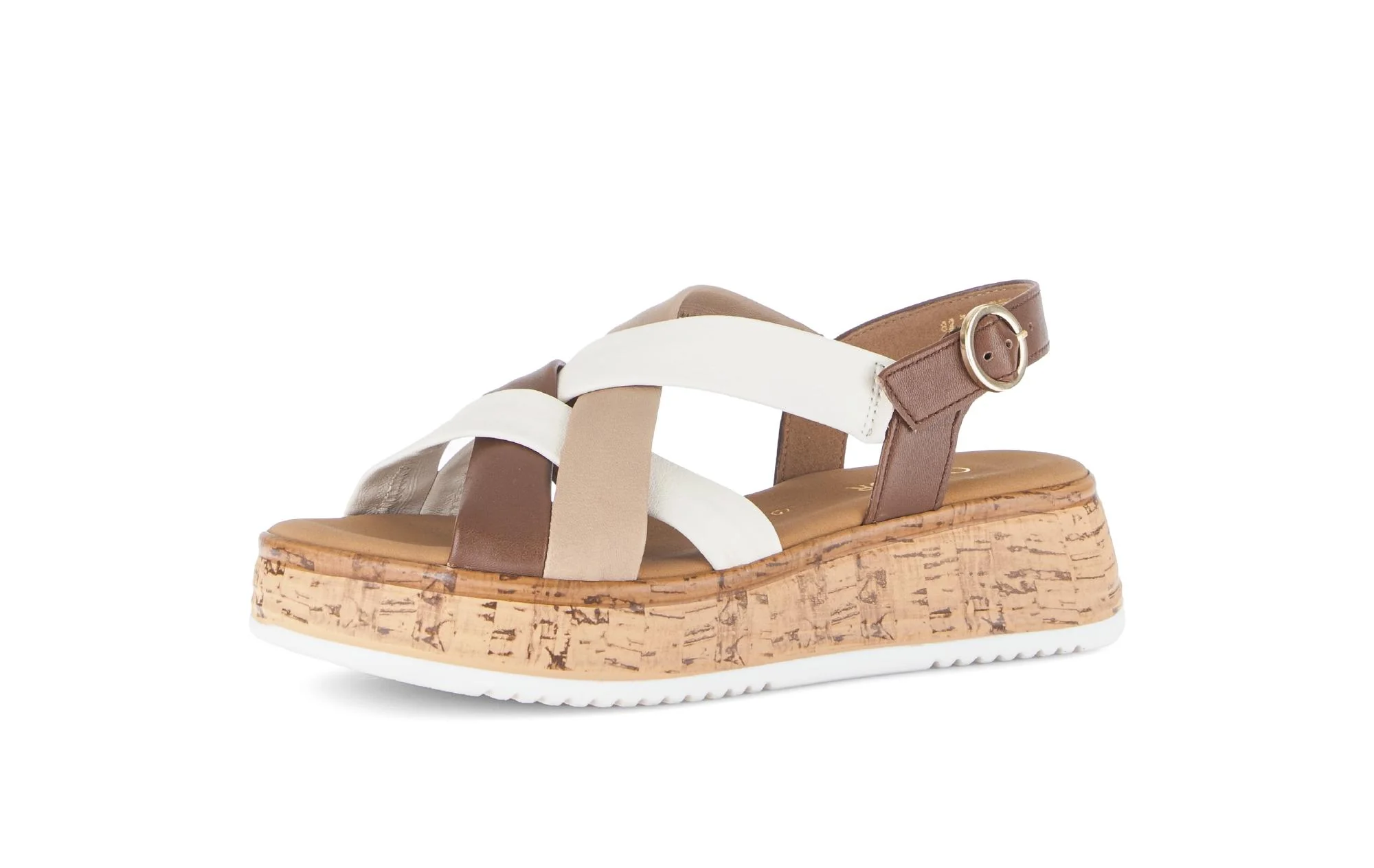 Sandales beiges en cuir - Image 6