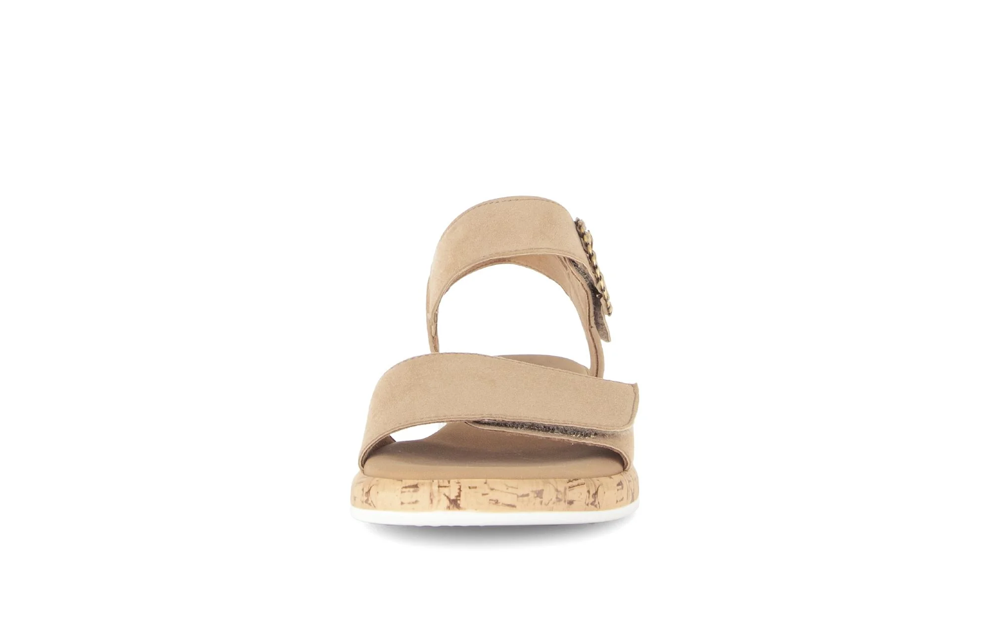 Sandales beiges en cuir - Image 5