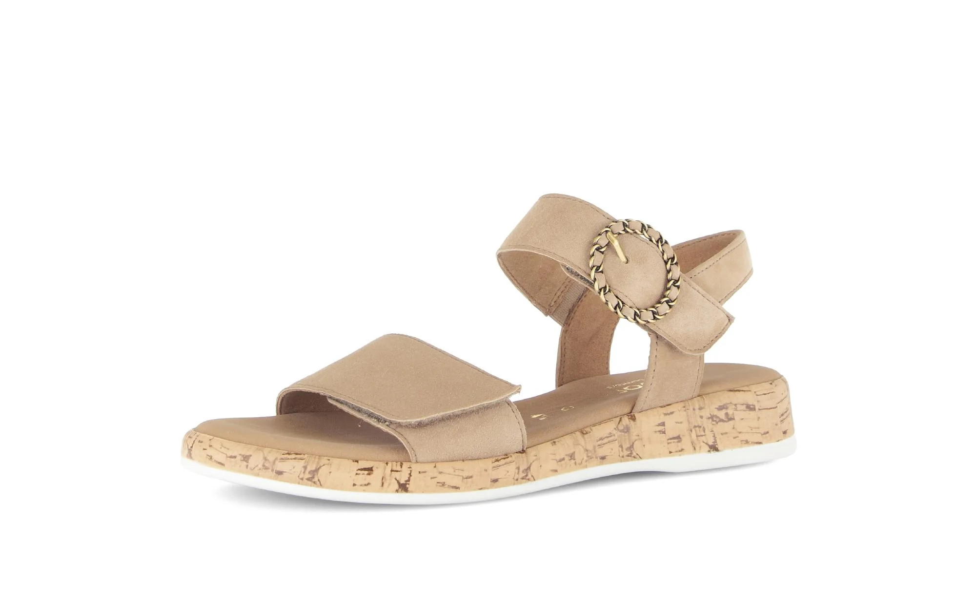 Sandales beiges en cuir - Image 6