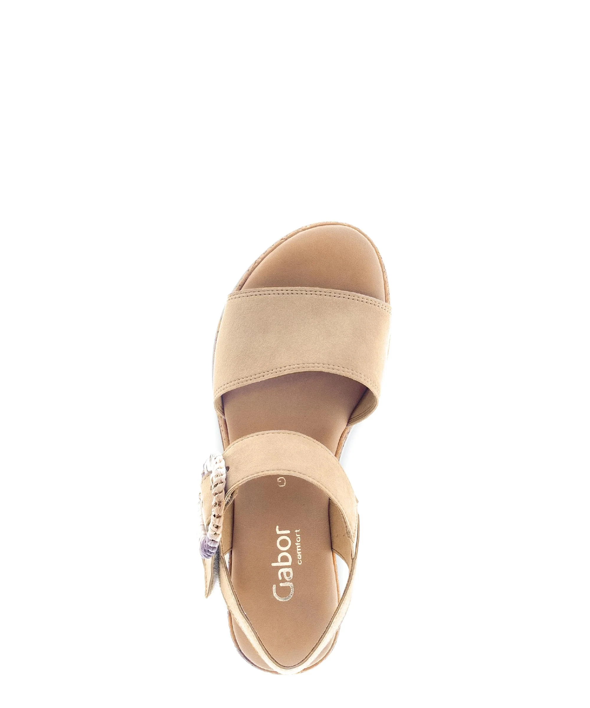 Sandales beiges en cuir - Image 3