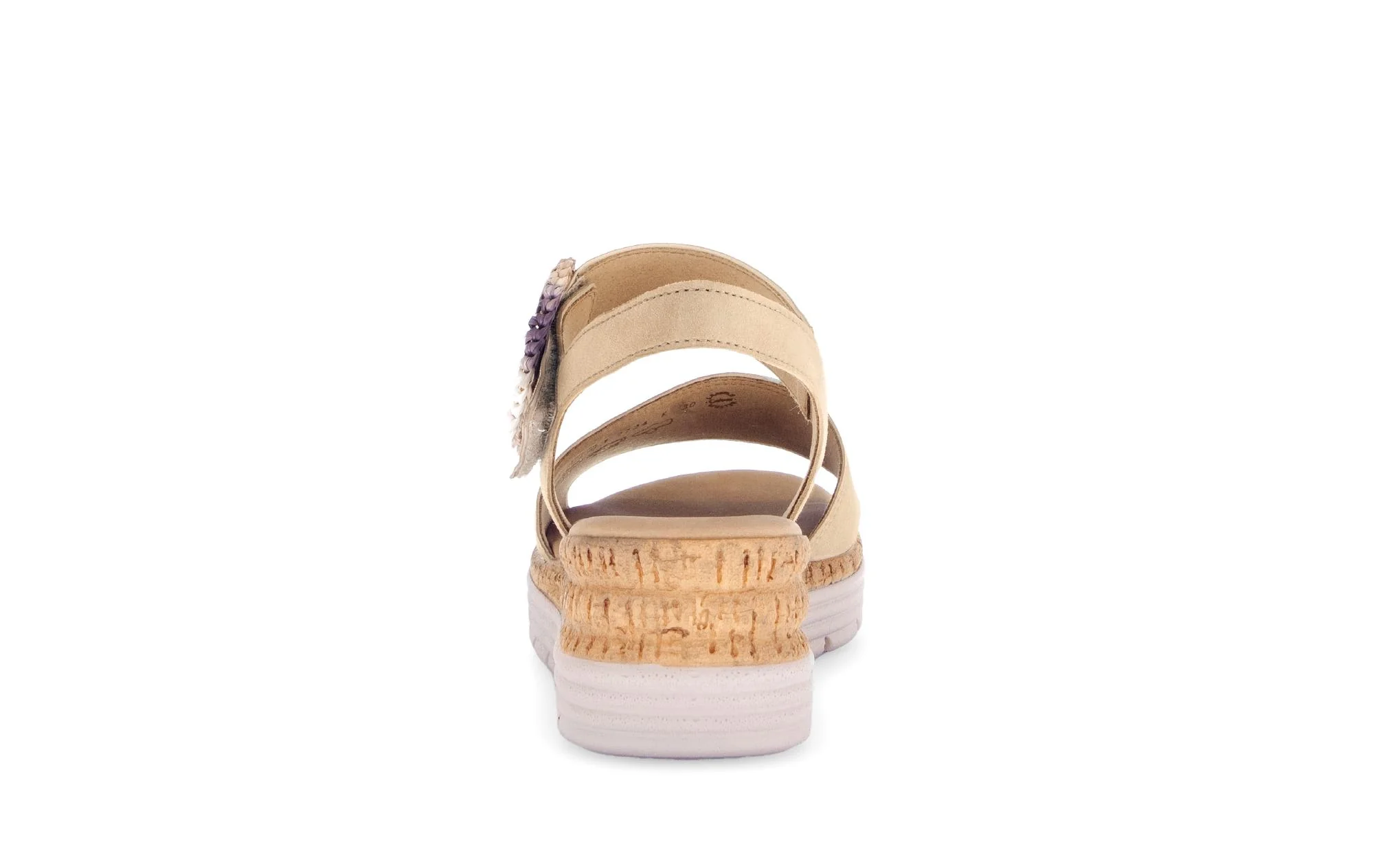 Sandales beiges en cuir - Image 4