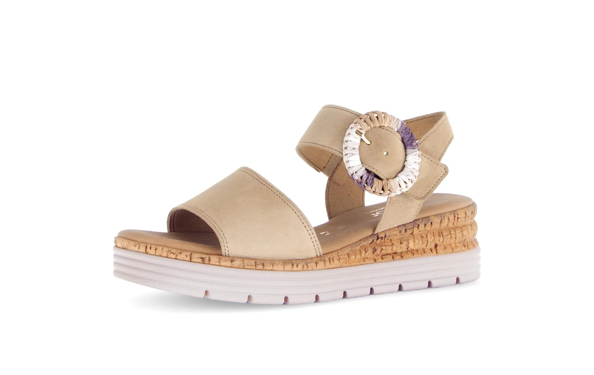 Sandales beiges en cuir - Image 6