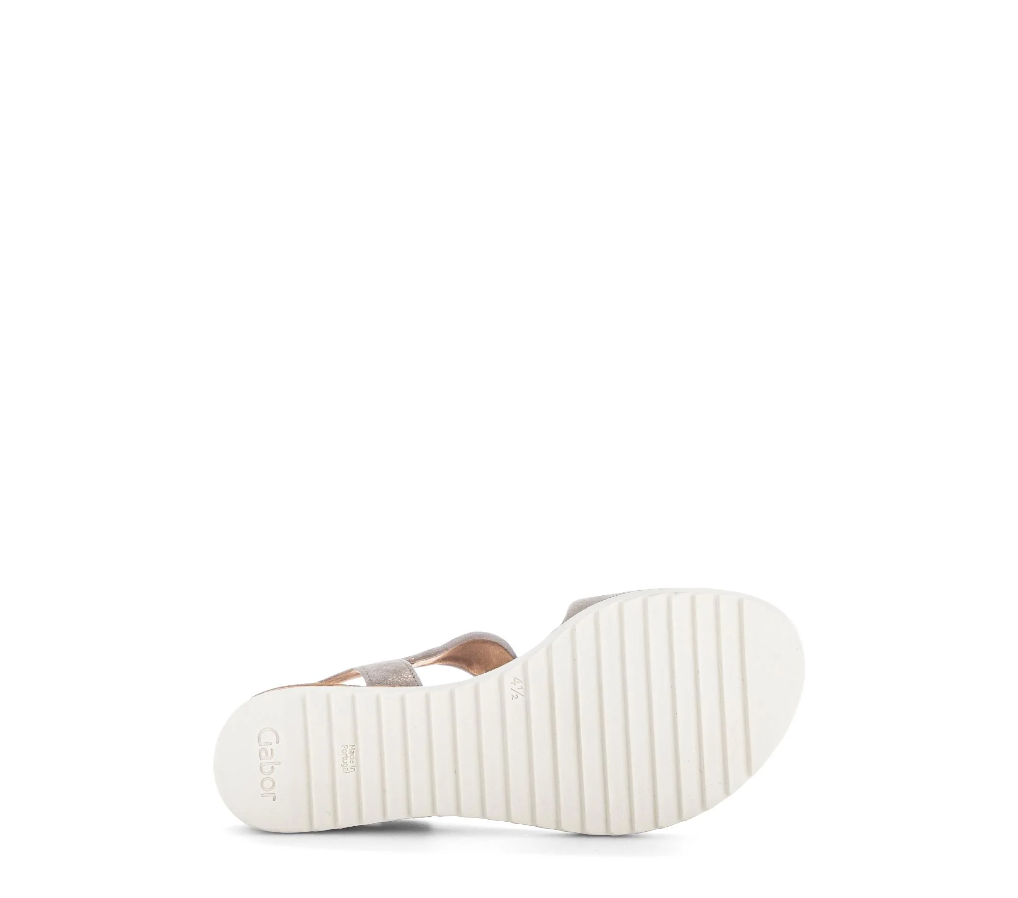 Sandales beiges en nubuck irisé - Image 7
