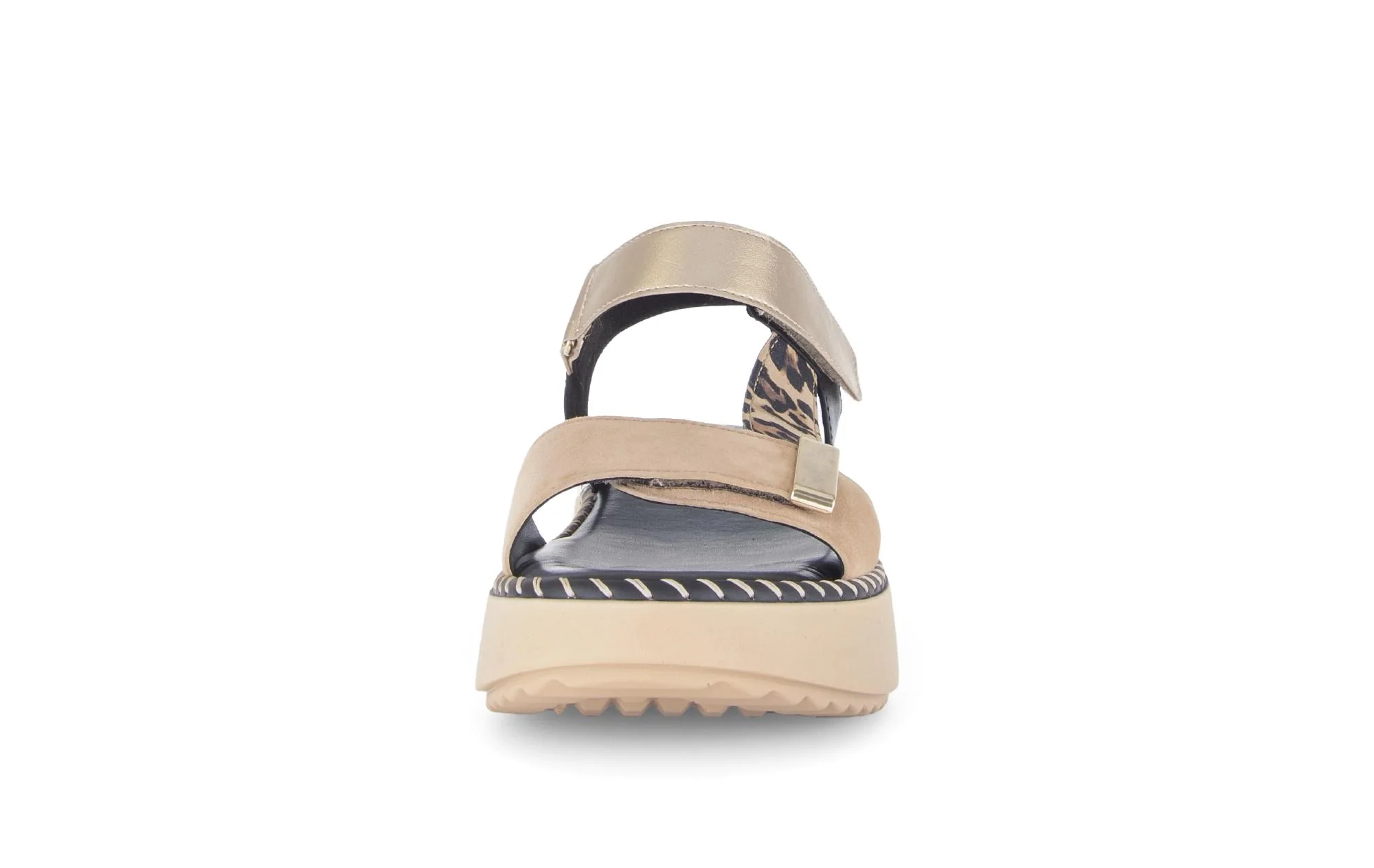 Sandales beiges en cuir - Image 5