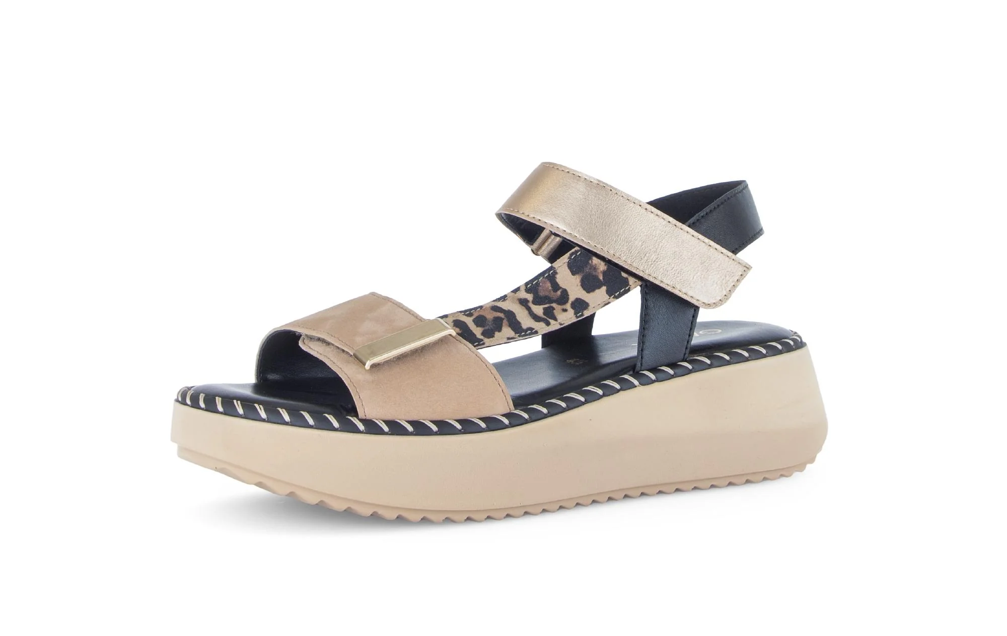 Sandales beiges en cuir - Image 6