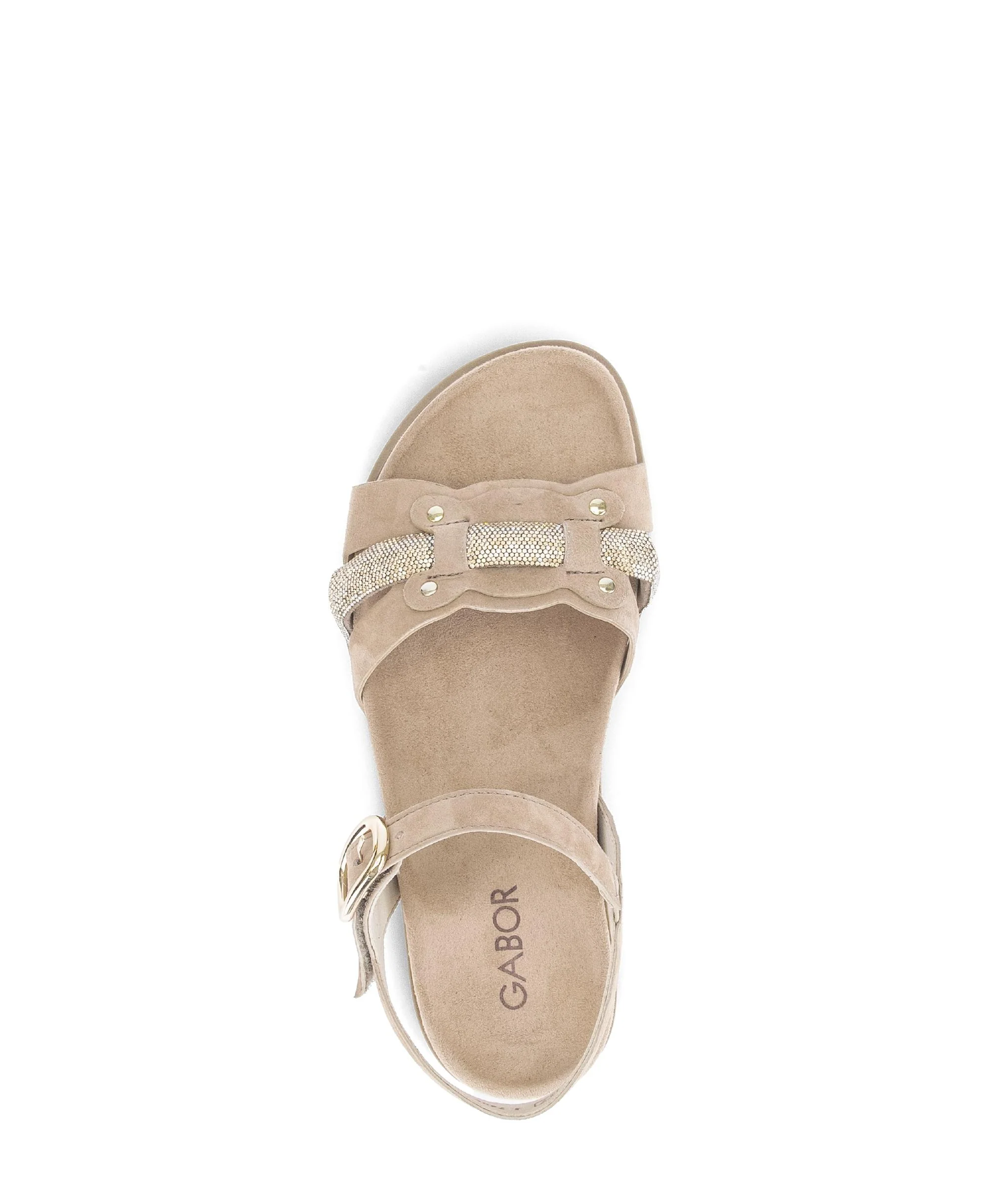 Sandales beiges en cuir - Image 3
