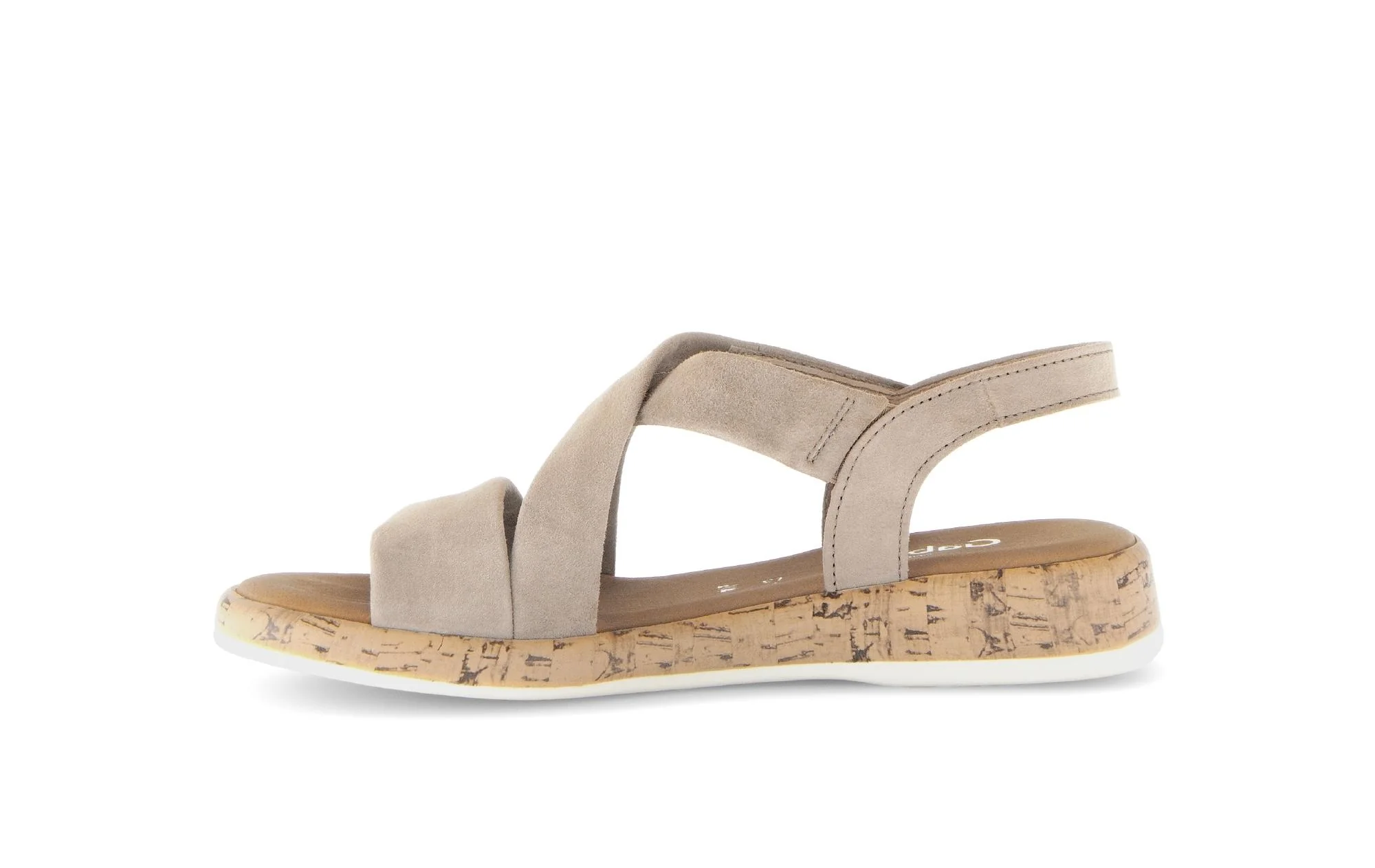 Sandales beiges en nubuck - Image 2