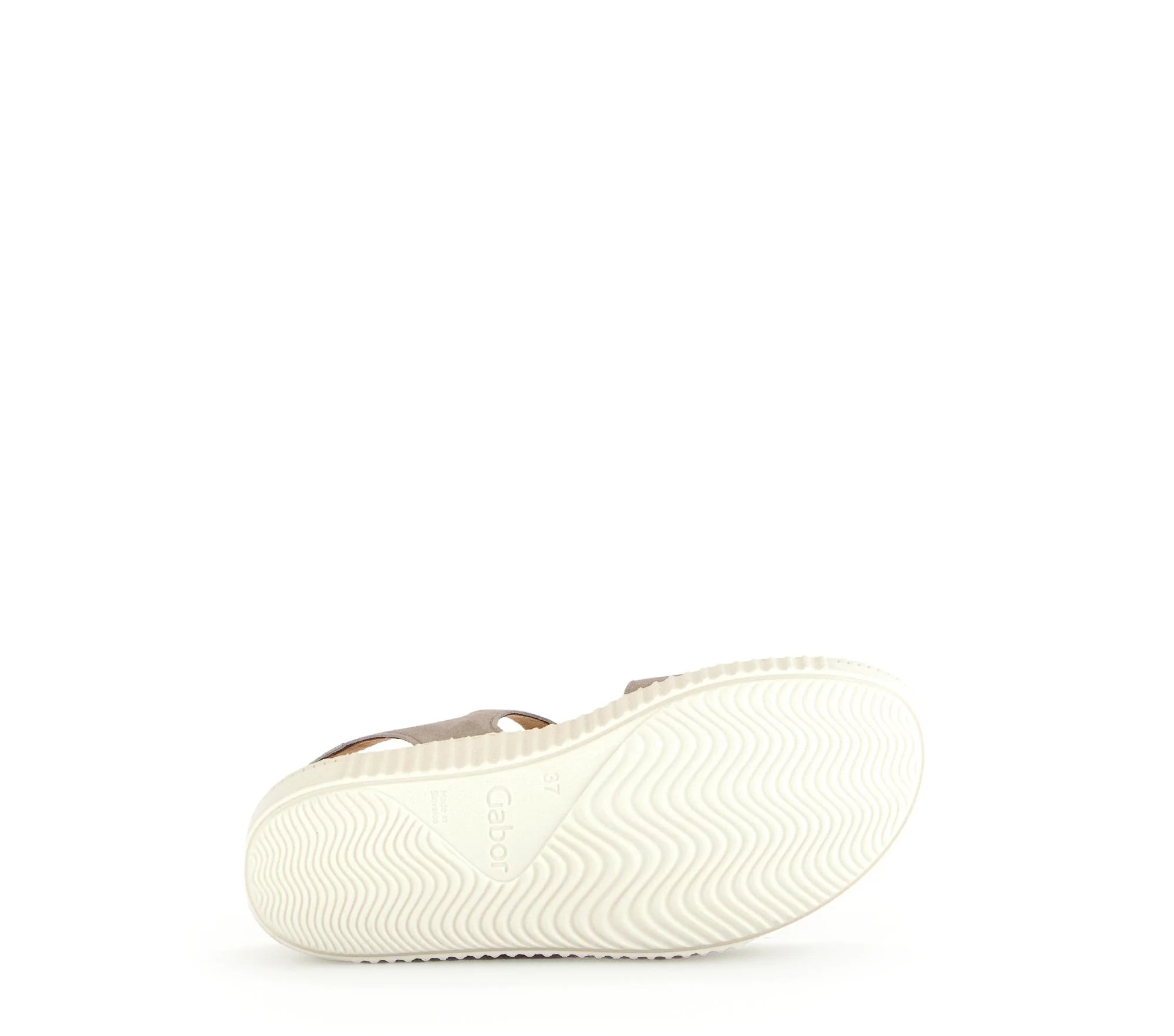 Sandales beiges en nubuck irisé (semelle amovible) - Image 7