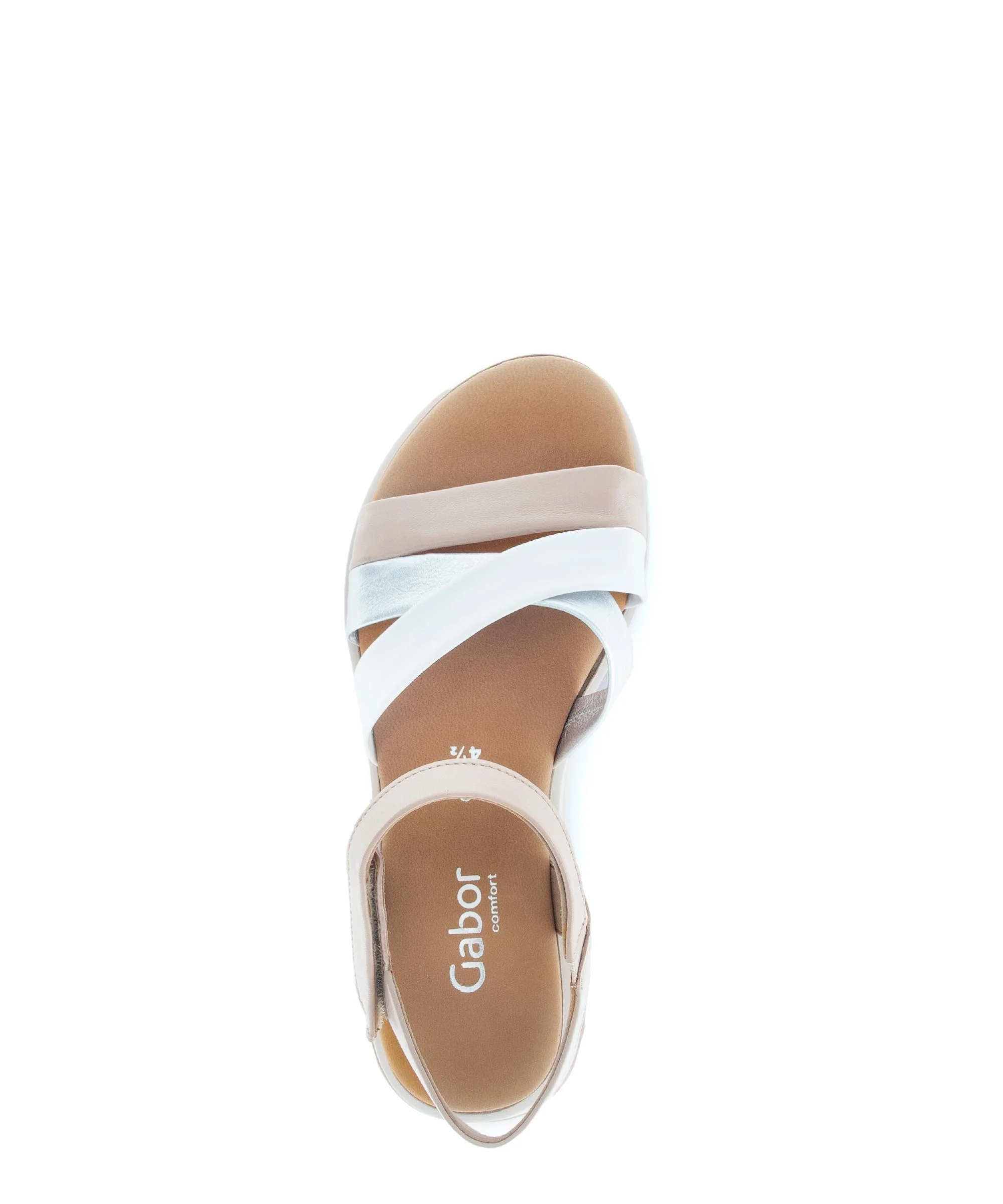 Sandales beiges en cuir - Image 3