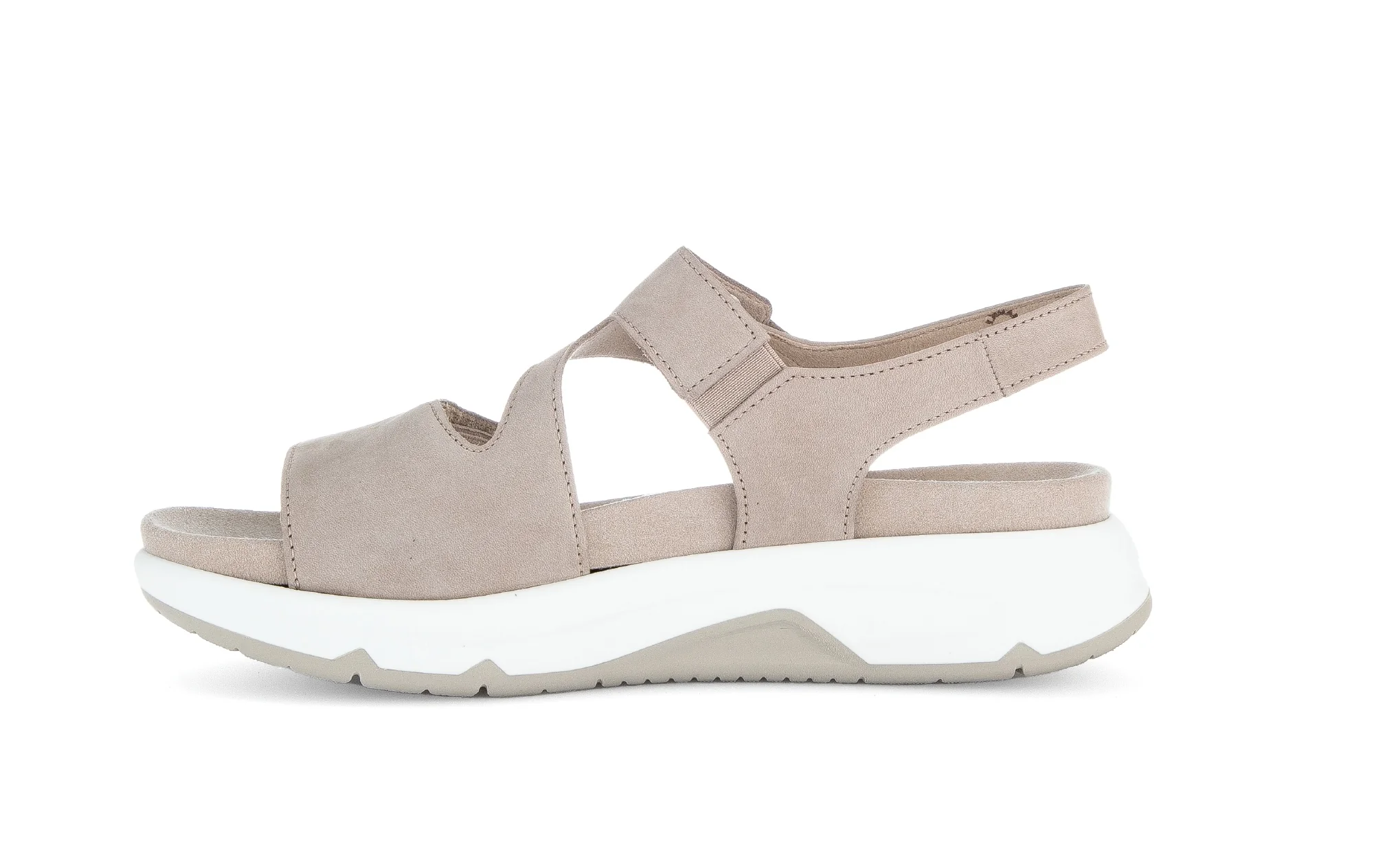 Sandales beiges en cuir - Image 2