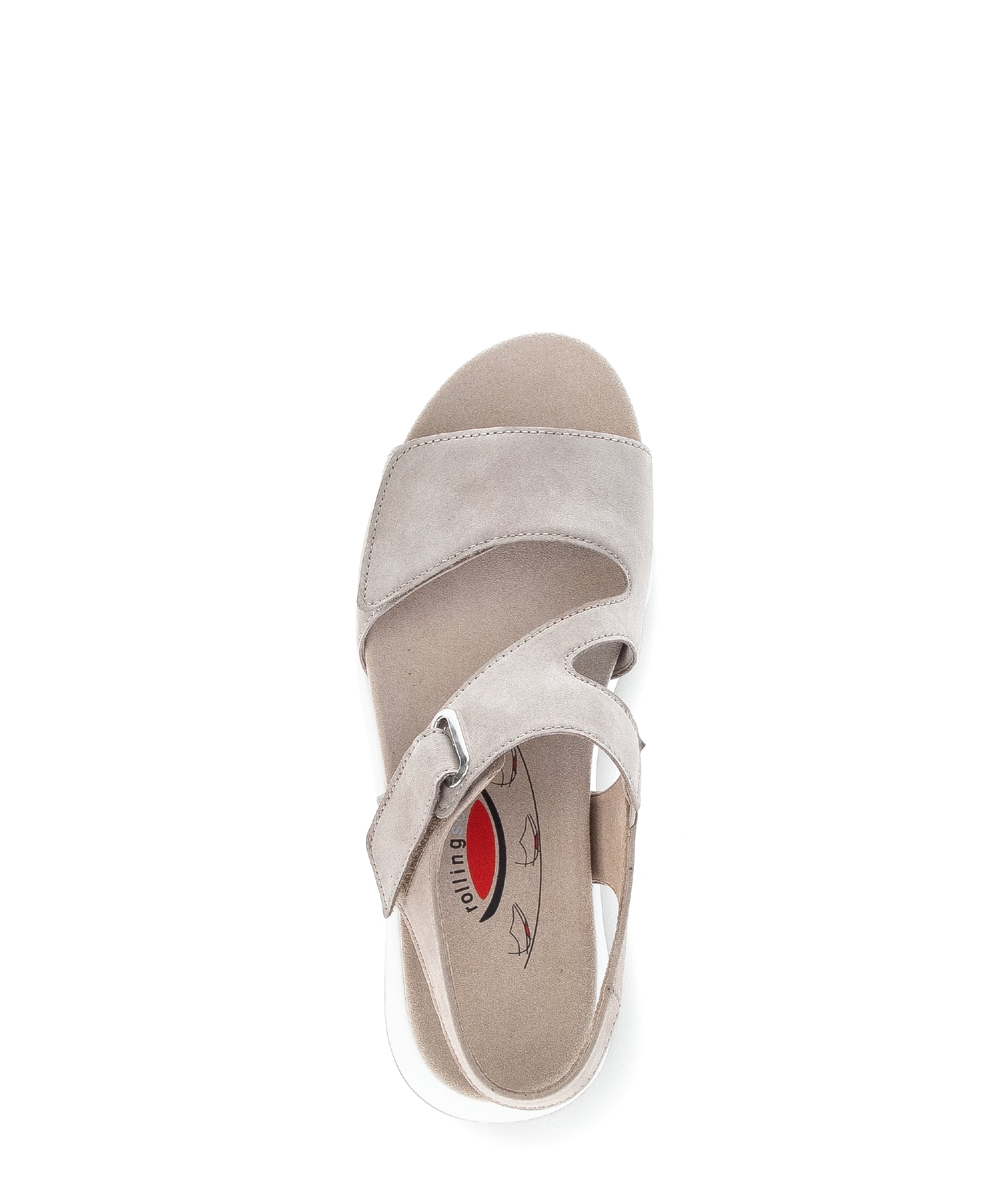 Sandales beiges en cuir - Image 3