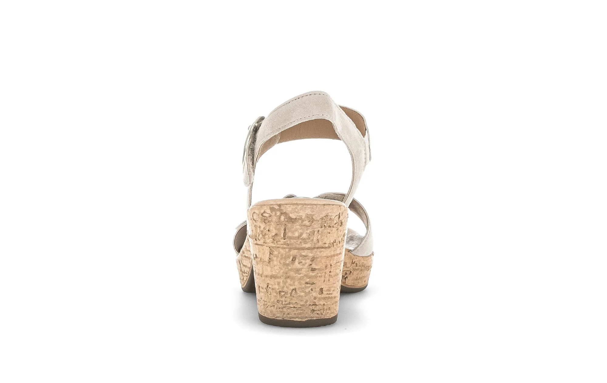 Sandales beiges en cuir - Image 4