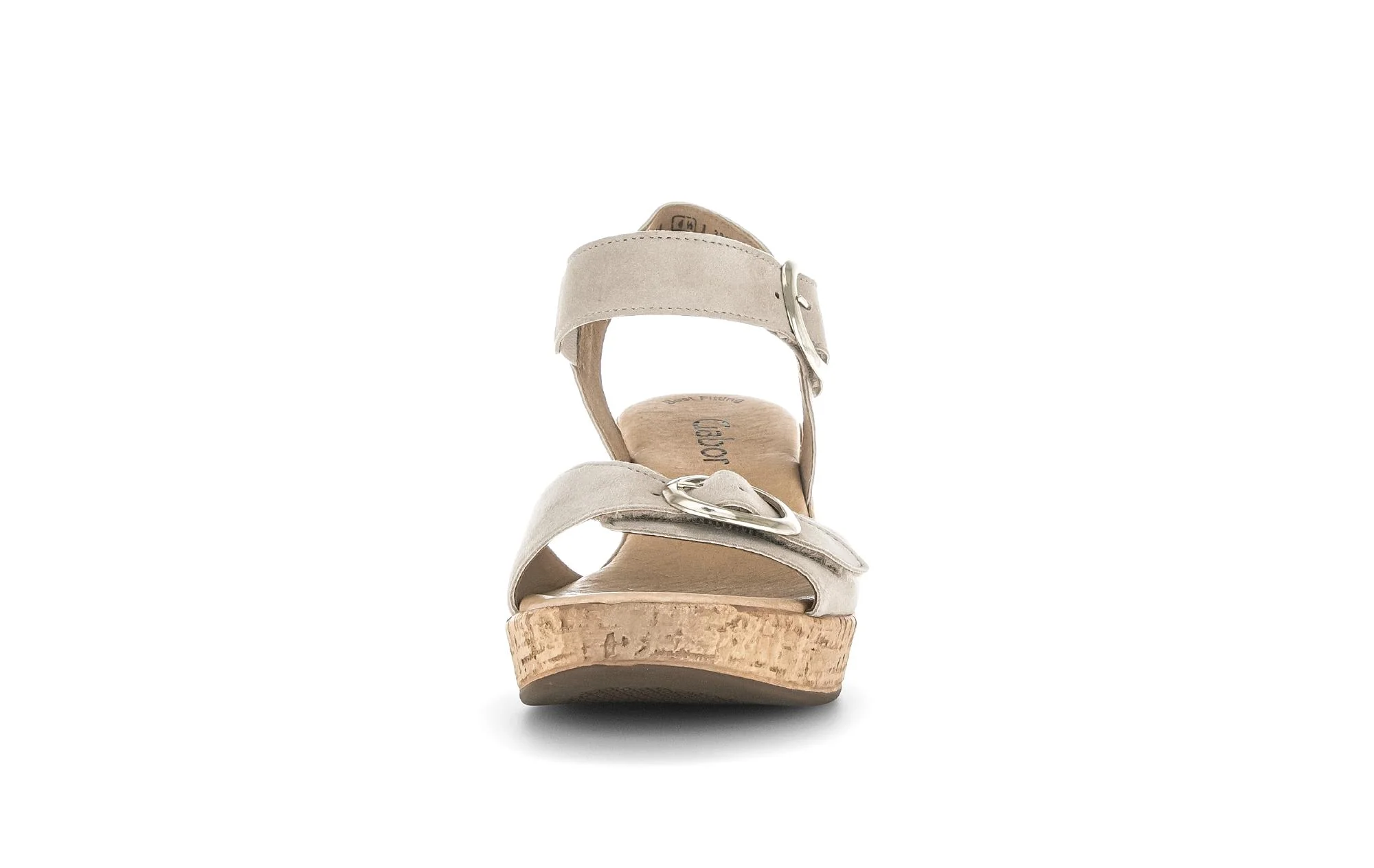 Sandales beiges en cuir - Image 5