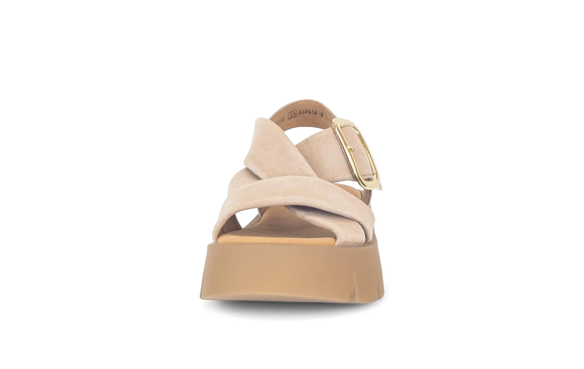 Sandales beiges en cuir - Image 5