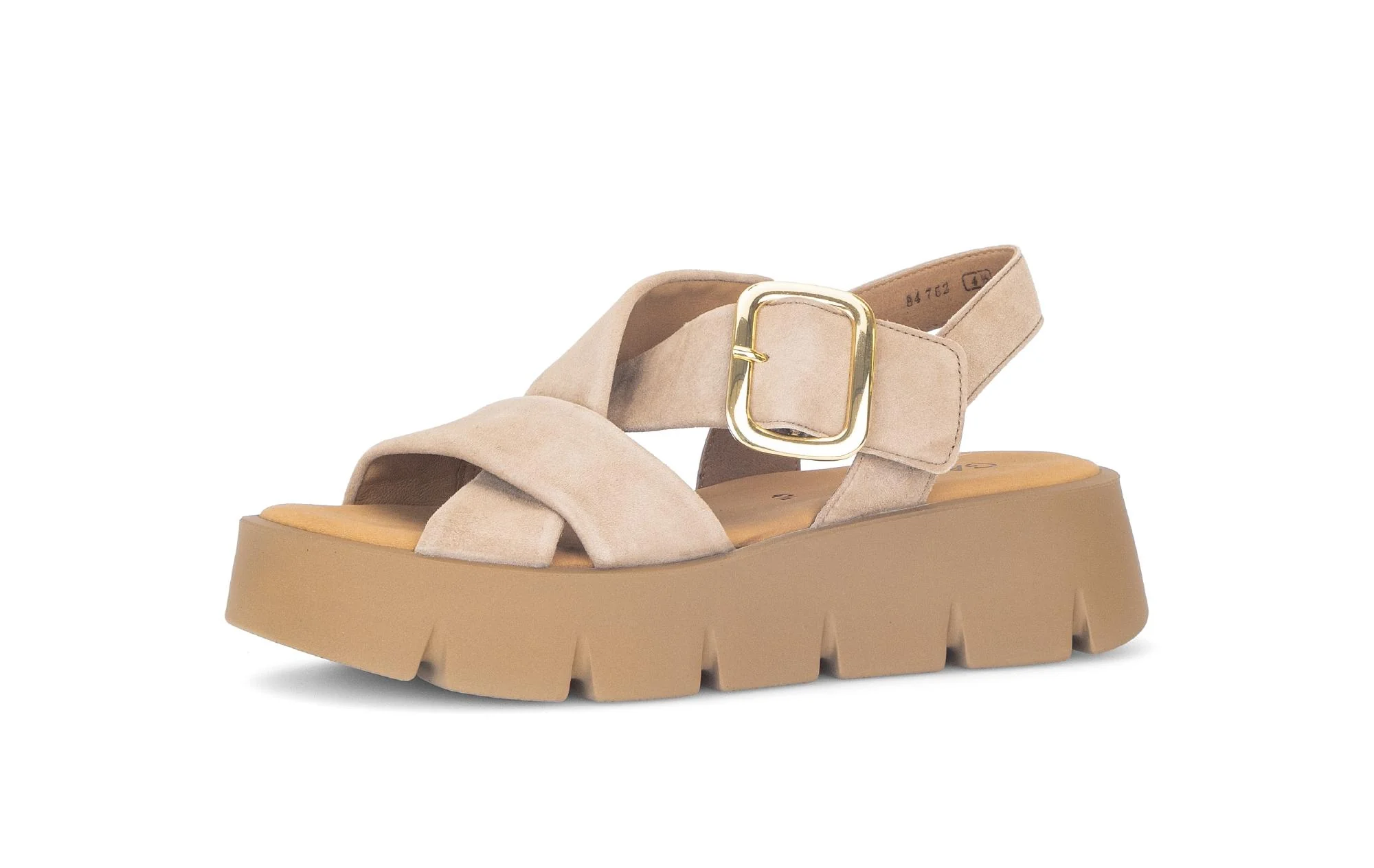 Sandales beiges en cuir - Image 6