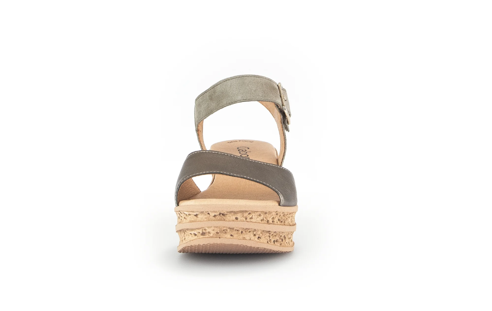 Sandales beiges en cuir - Image 4